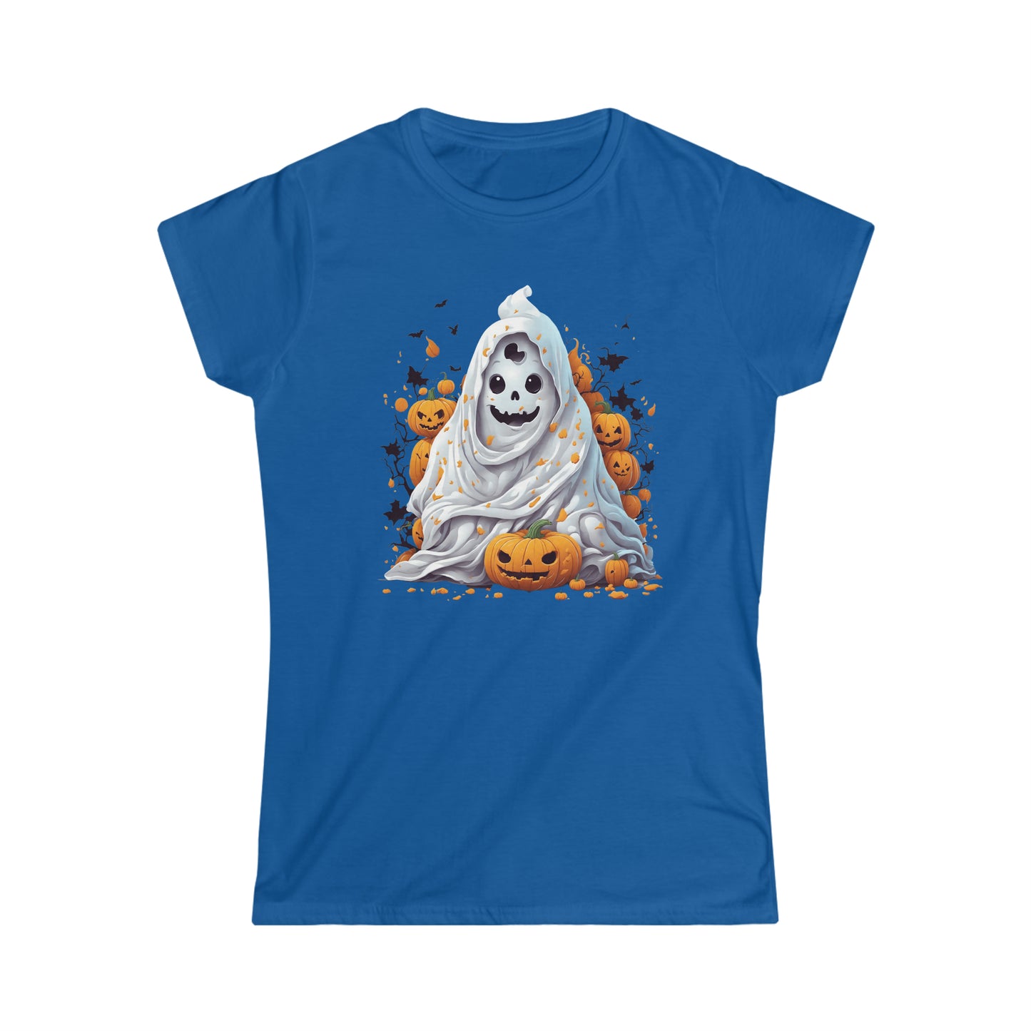 Tee-shirt Softstyle Femme - Fantôme d'Halloween