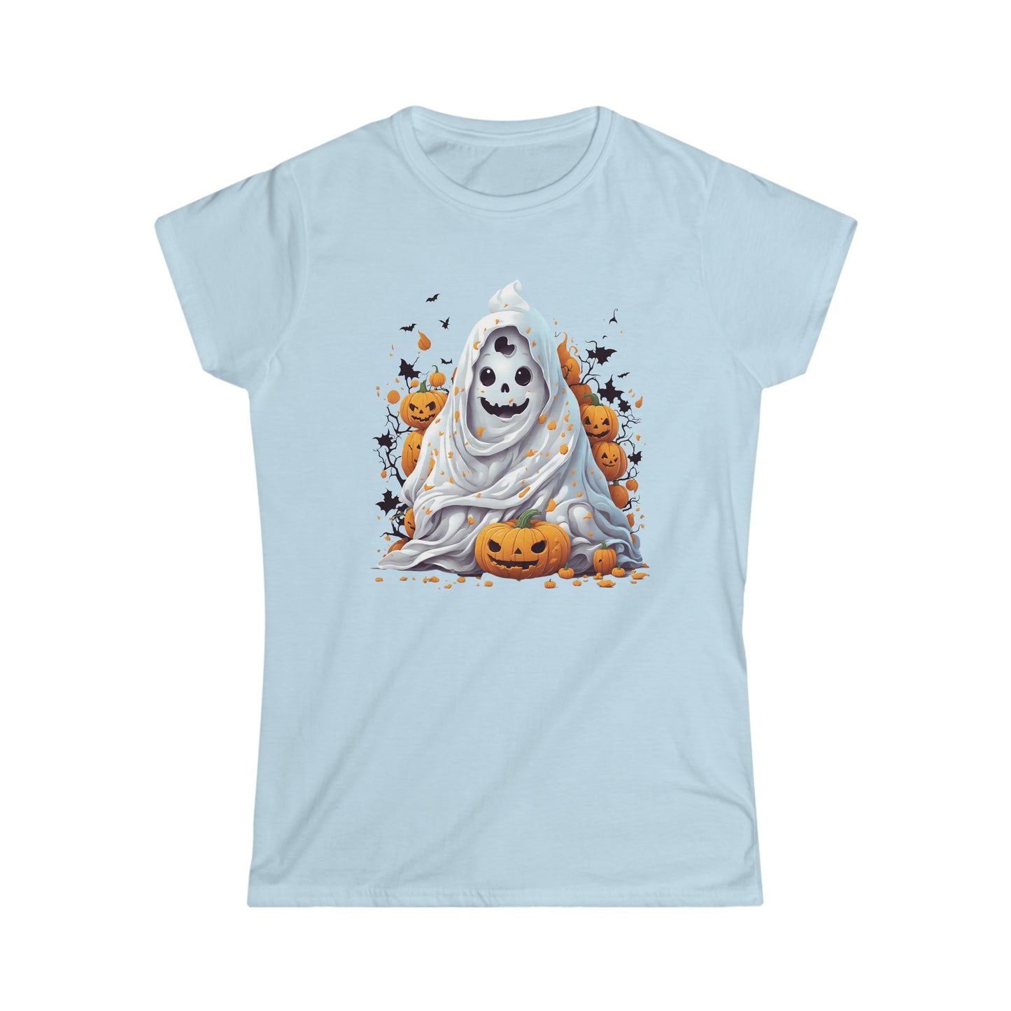 Tee-shirt Softstyle Femme - Fantôme d'Halloween