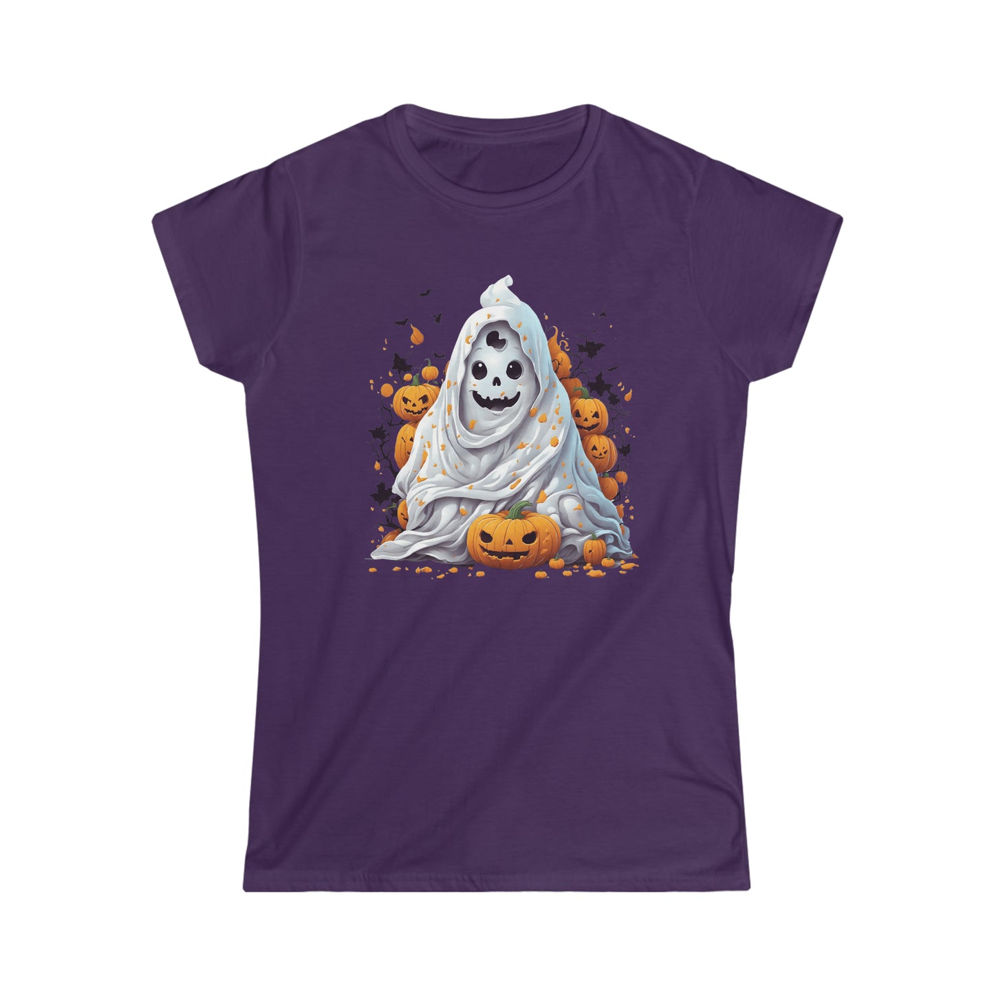 Tee-shirt Softstyle Femme - Fantôme d'Halloween