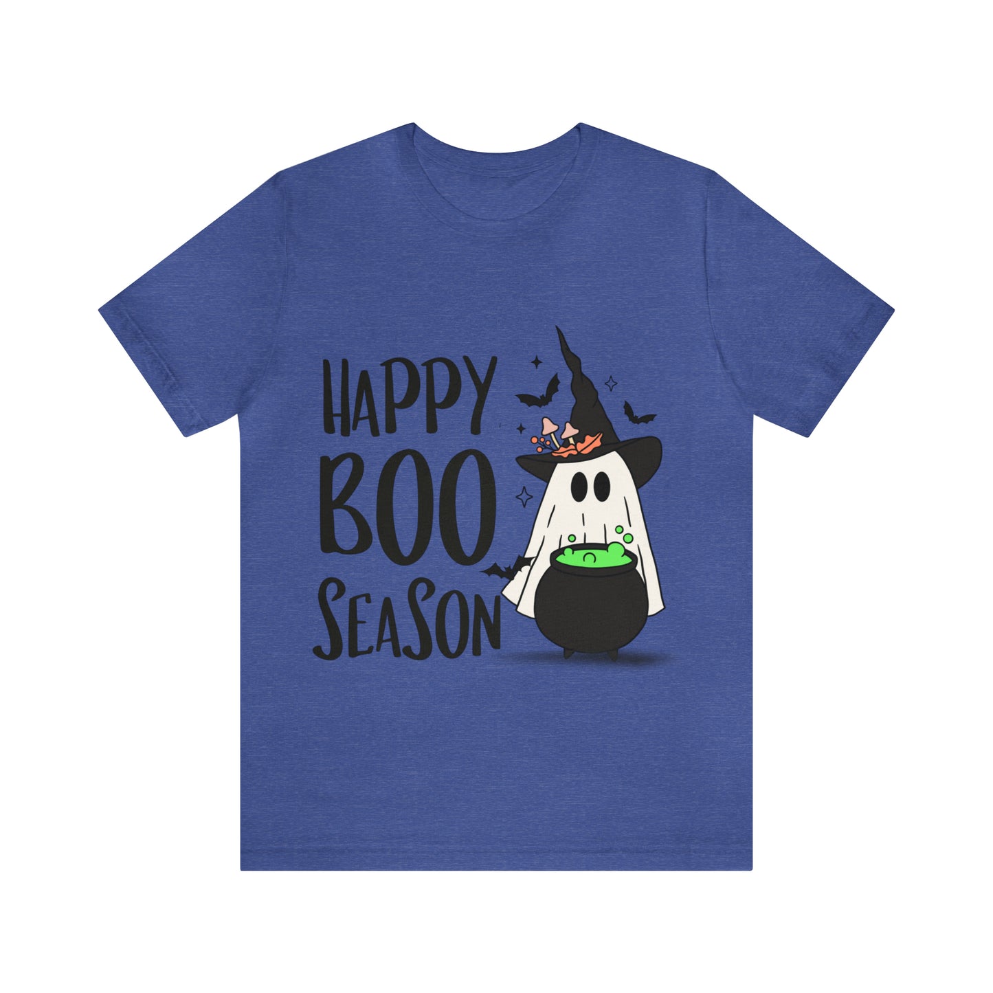 Tee-shirt à manches courtes en jersey unisexe - Halloween - Petit Fantôme - 20