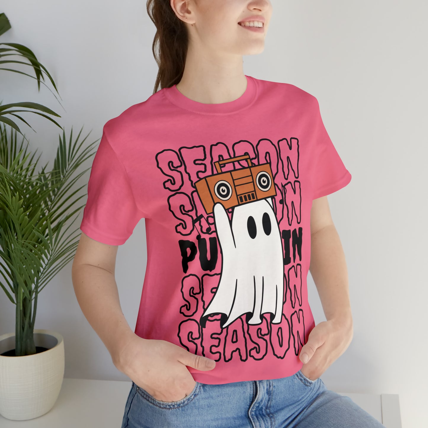Camiseta de manga corta unisex Jersey - Halloween - Pequeño fantasma - 15