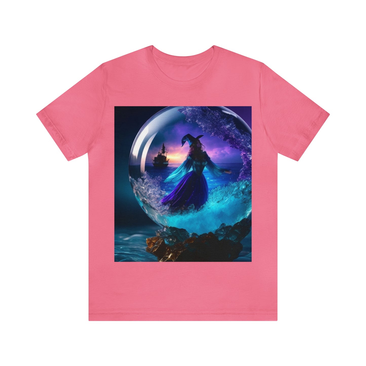 Camiseta de manga corta unisex Jersey - Halloween Witch AI - 01