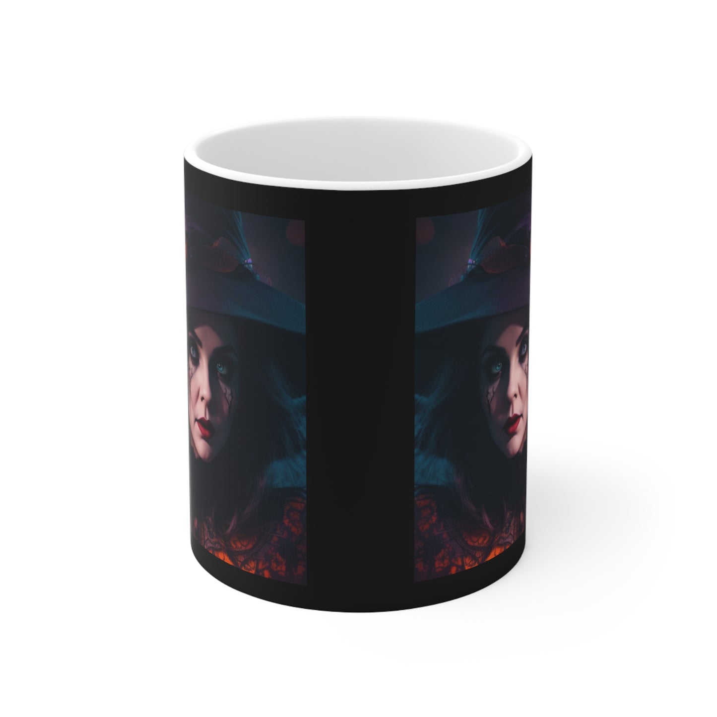 Taza de Cerámica 11oz - Bruja de Halloween AI - 05