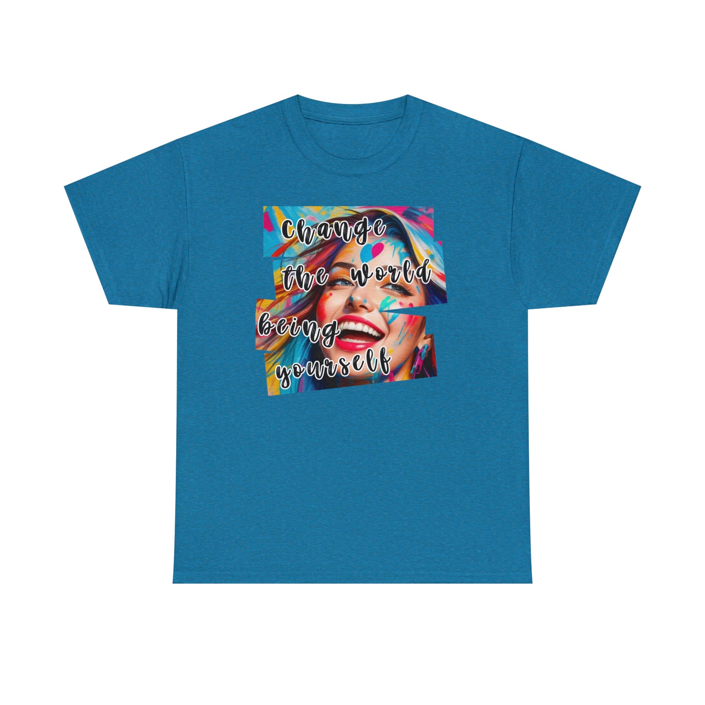 Camiseta unisex de algodón pesado - Amor y libertad - 02