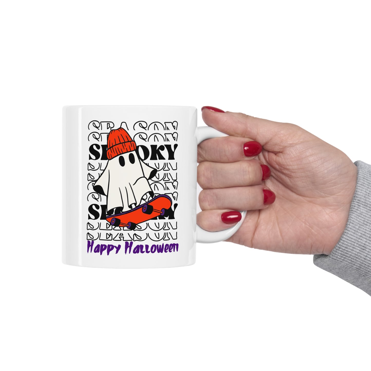 Taza de Cerámica 11oz - Halloween - Pequeño Fantasma - 02