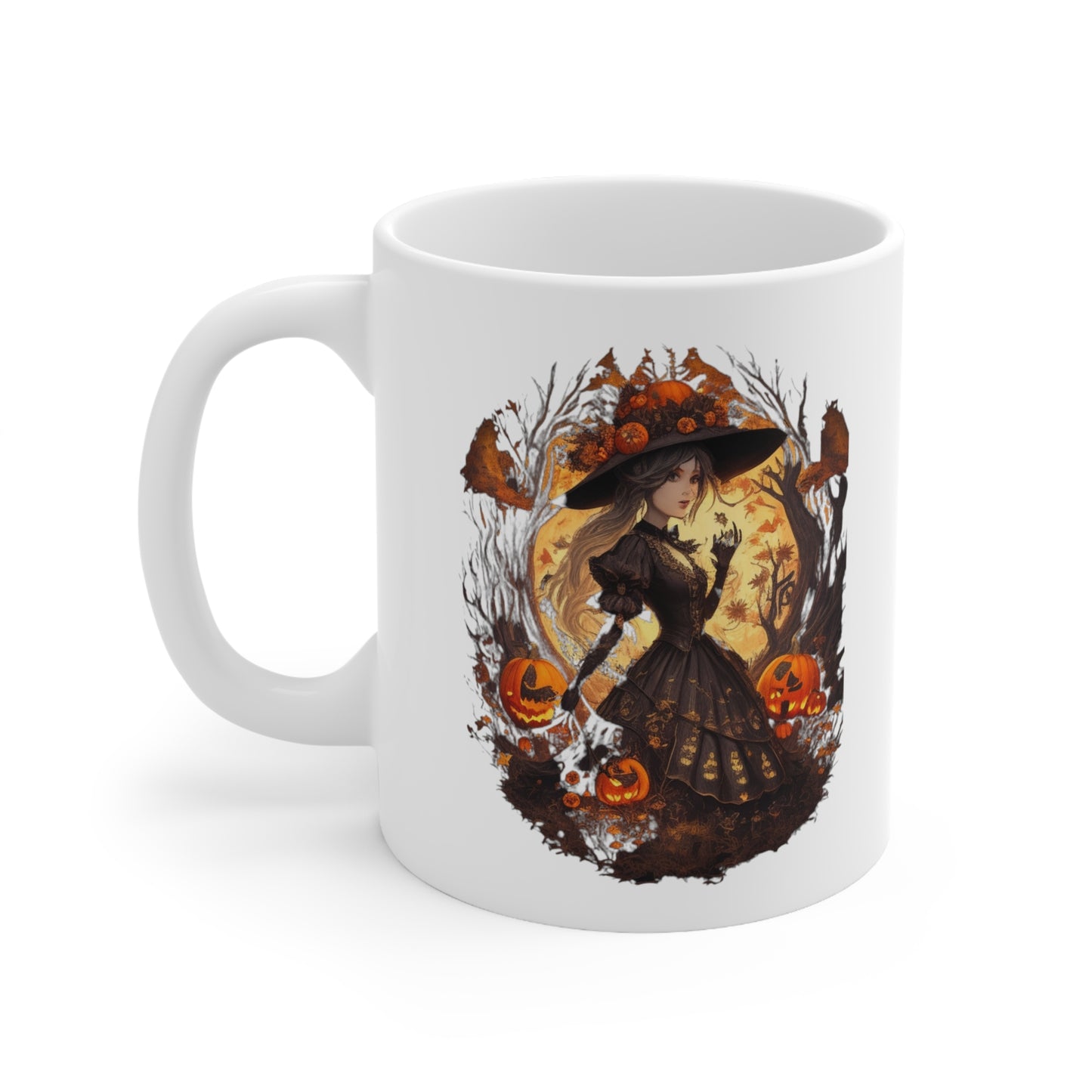 Mug en céramique 11oz - Halloween - Miss sorcière - 02