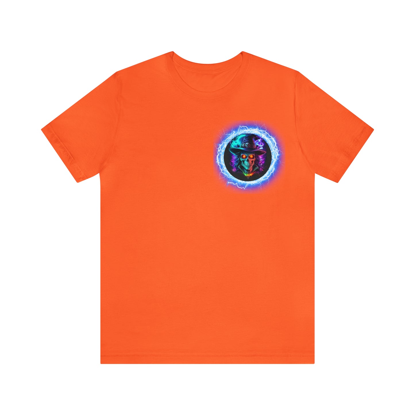 Camiseta de manga corta unisex Jersey - Calaveras de brujas de Halloween - 07