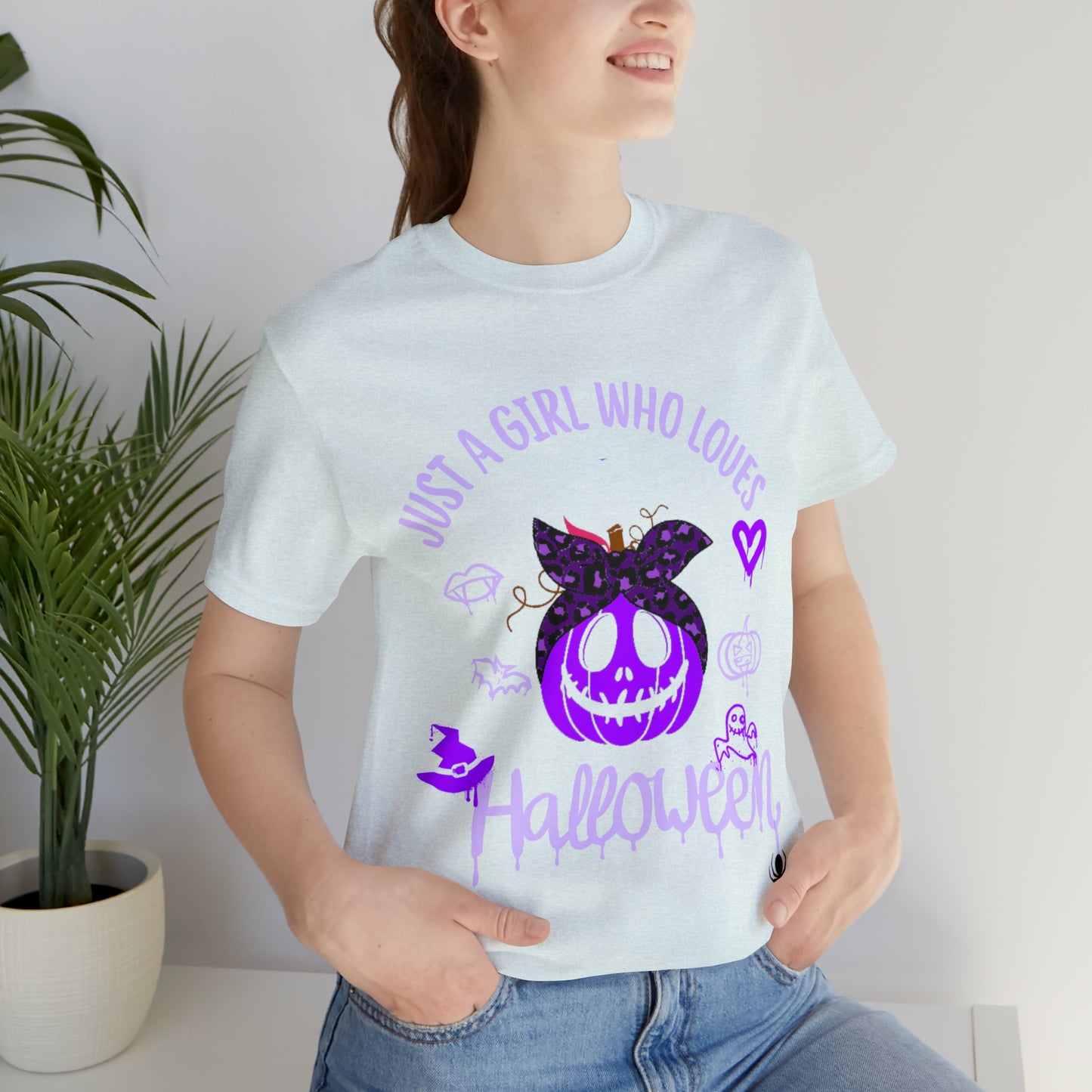Camiseta de manga corta Unisex Jersey - Halloween - Sólo una niña - 02