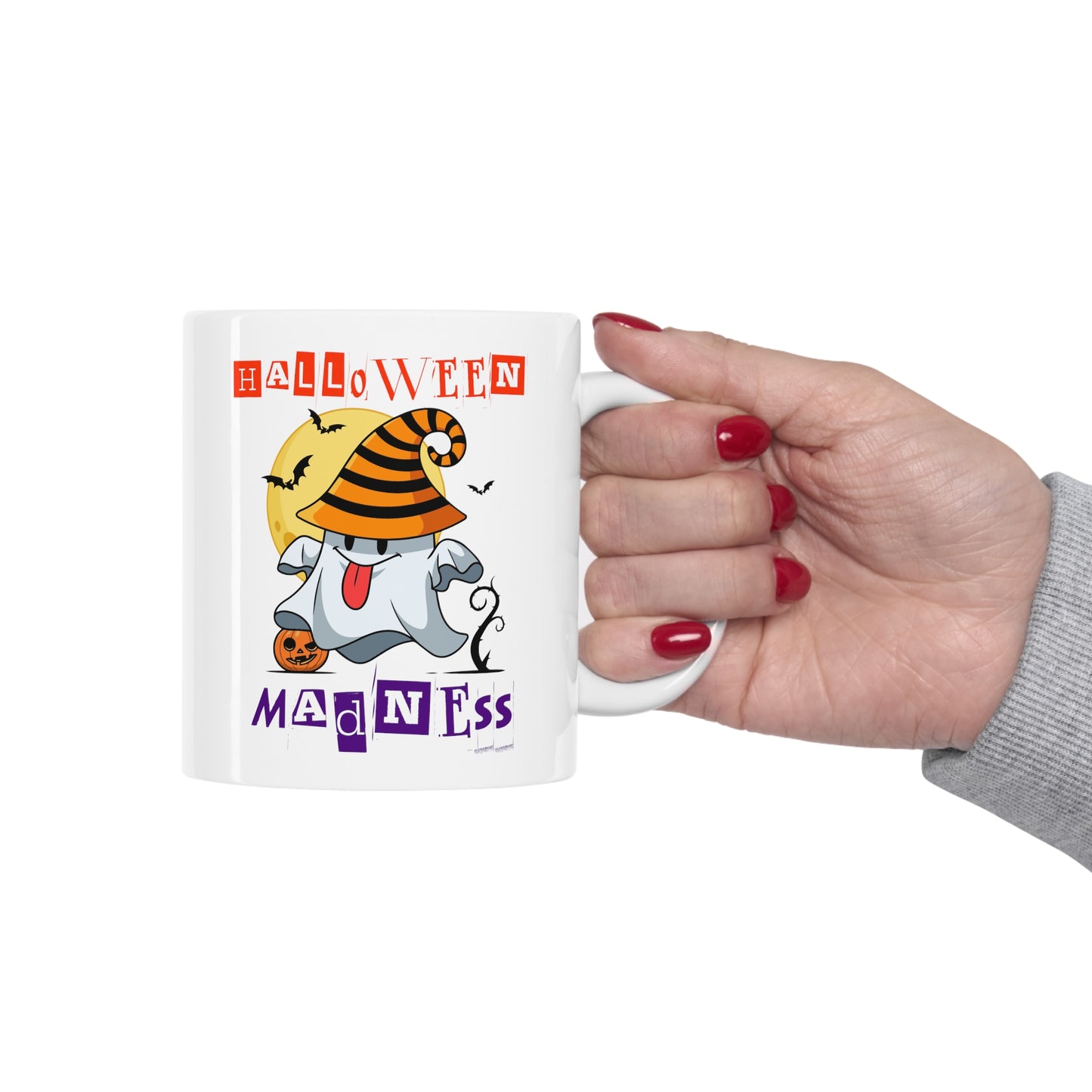 Taza de Cerámica 11oz - Halloween - Pequeño Fantasma - 04