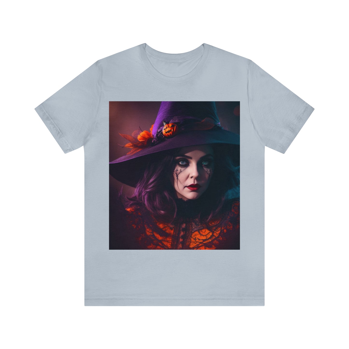 Camiseta de manga corta unisex Jersey - Halloween Witch AI - 05
