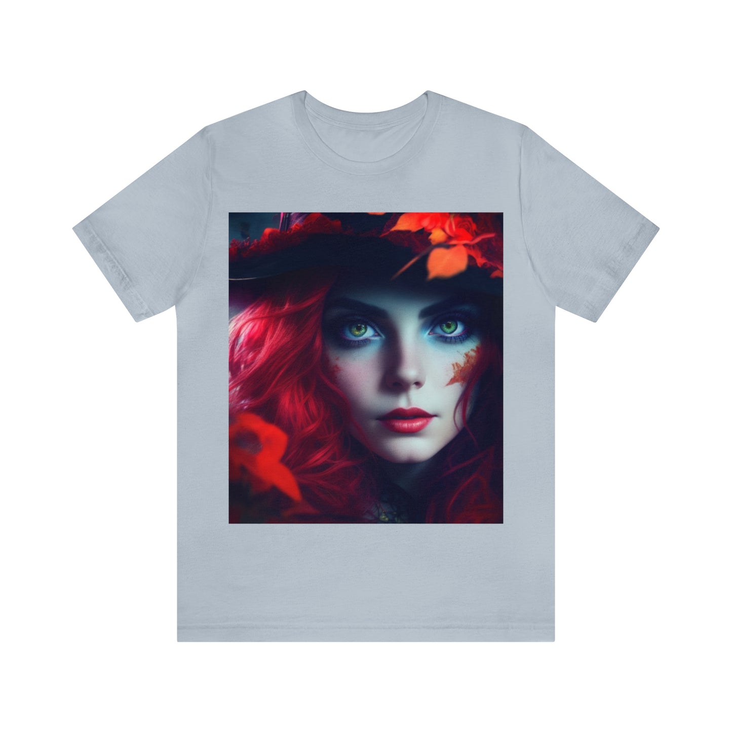 Camiseta de manga corta unisex Jersey - Halloween Witch AI - 04