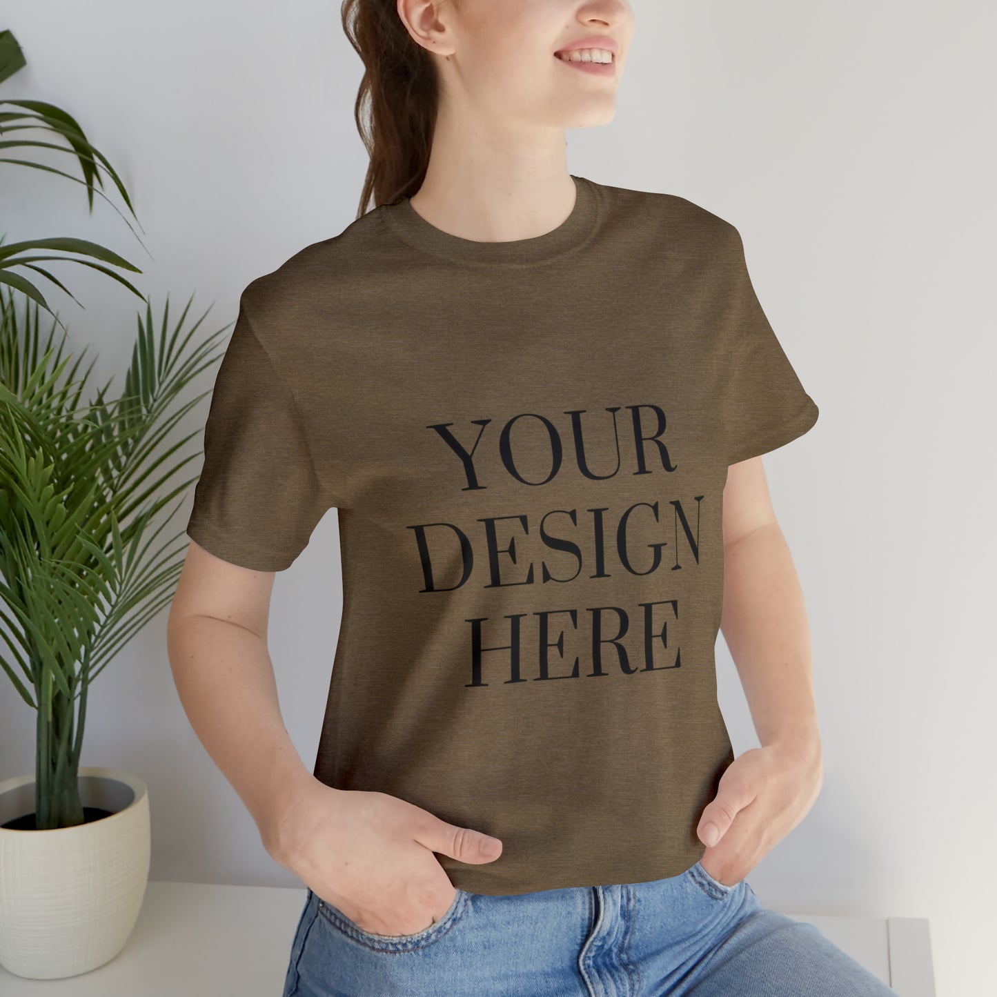 Camiseta de manga corta unisex Jersey - Personalizada - Tu diseño aquí - 01