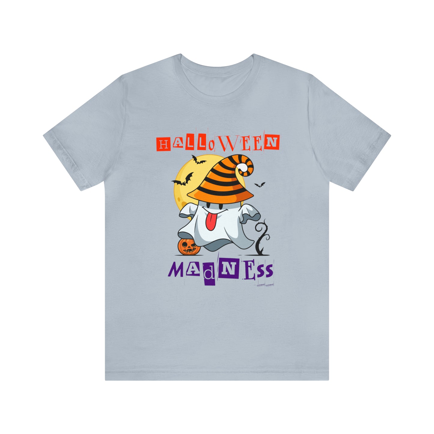 Camiseta de manga corta de jersey unisex - Halloween - Pequeño fantasma - 04