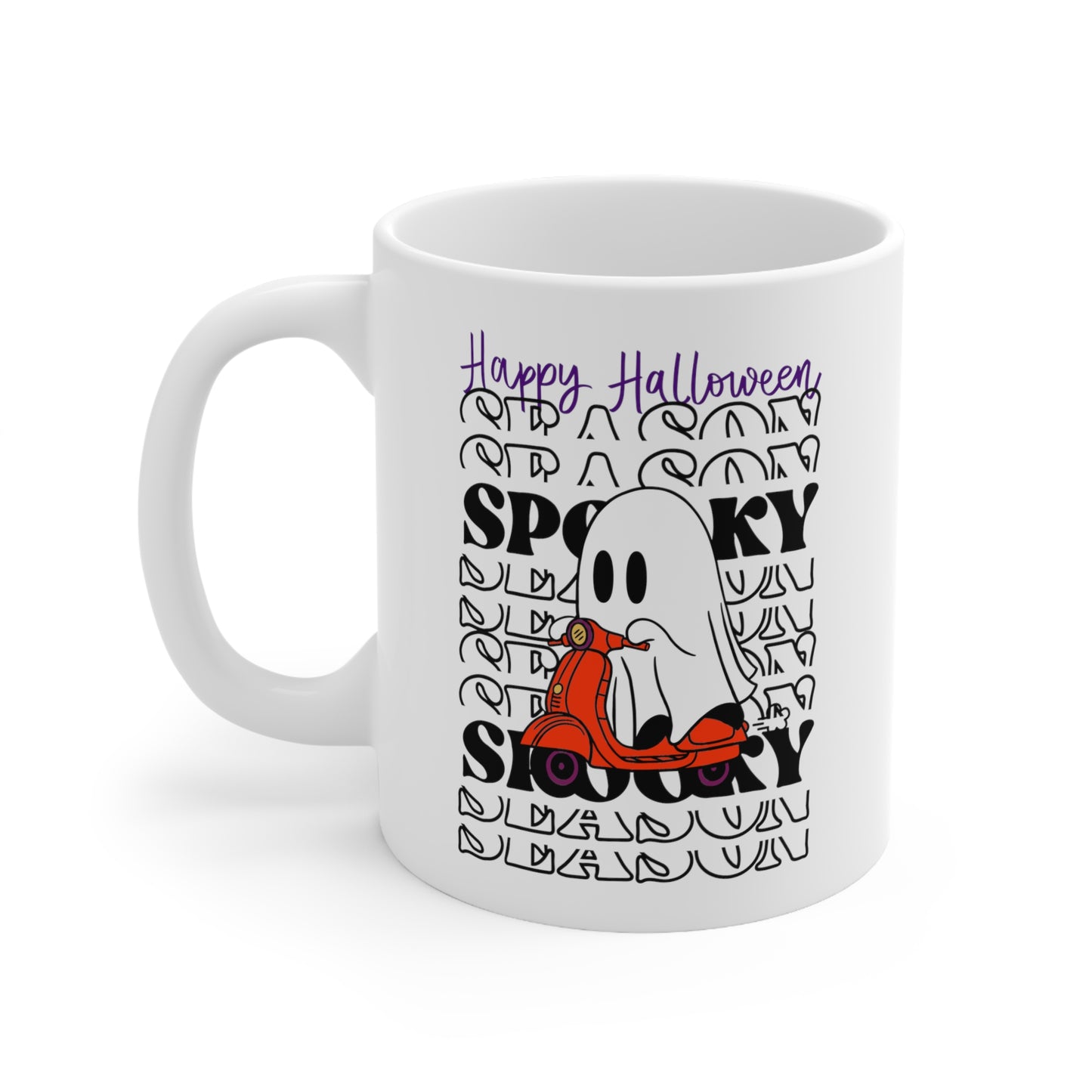 Mug en céramique 11oz - Halloween - Petit Fantôme - 09