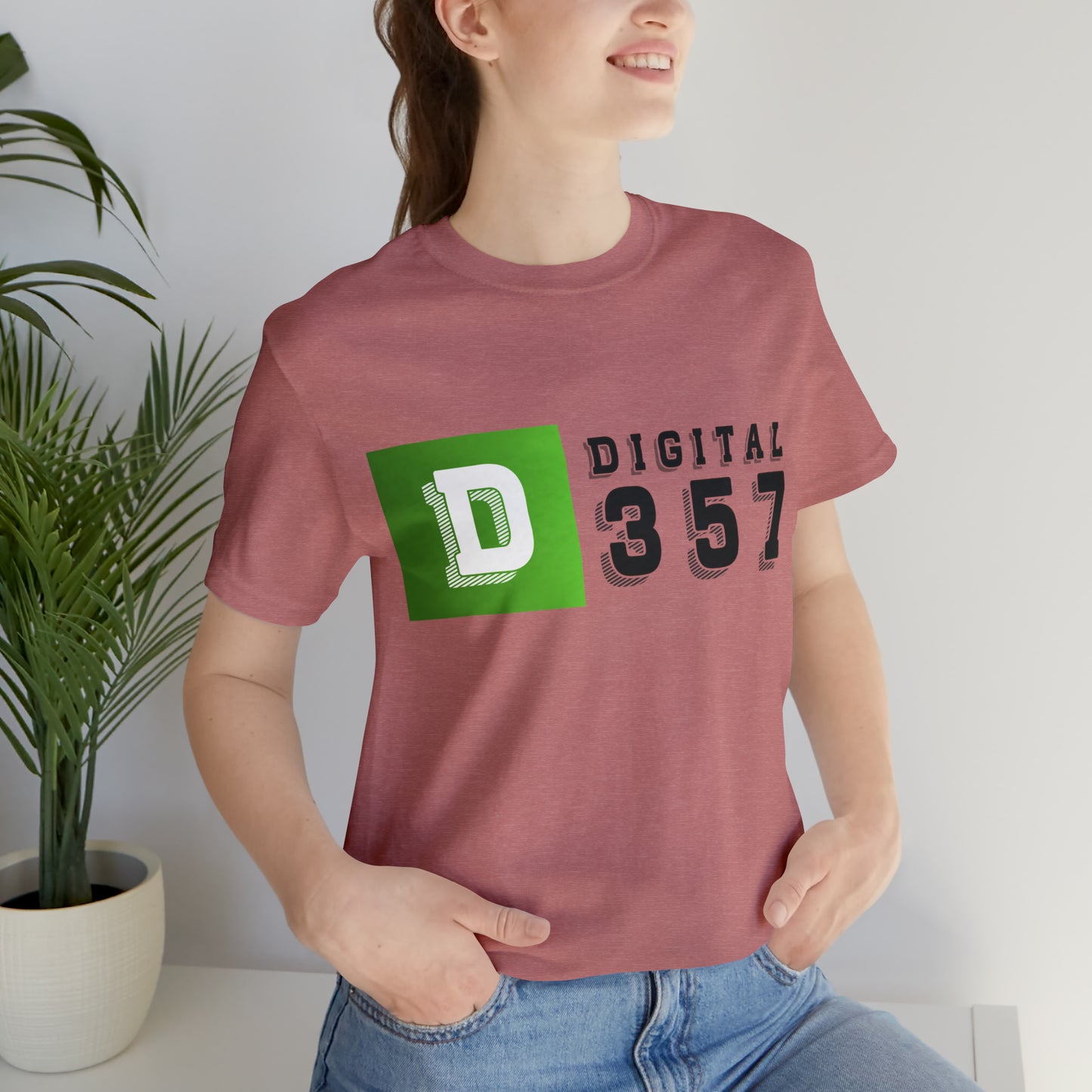 Camiseta de manga corta de jersey unisex - Nuestra marca - 01
