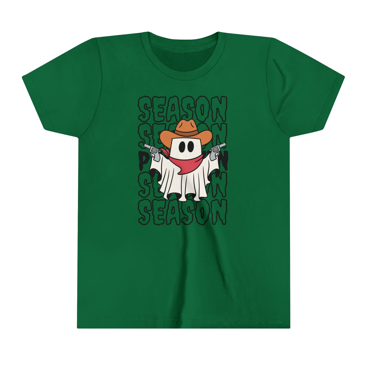 T-shirt à manches courtes pour jeunes - Halloween - Petit Fantôme - 17