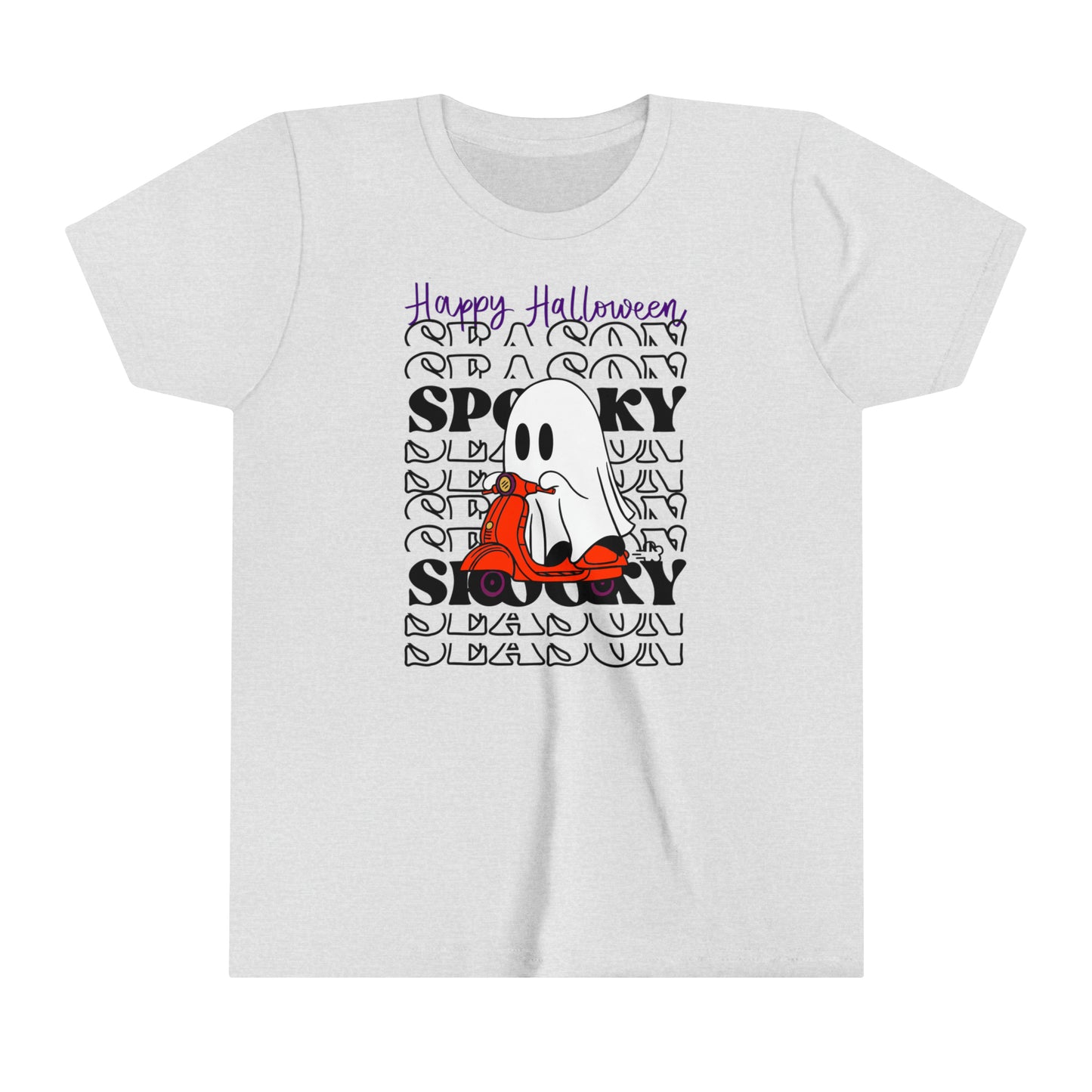 T-shirt à manches courtes pour jeunes - Halloween - Petit Fantôme - 09