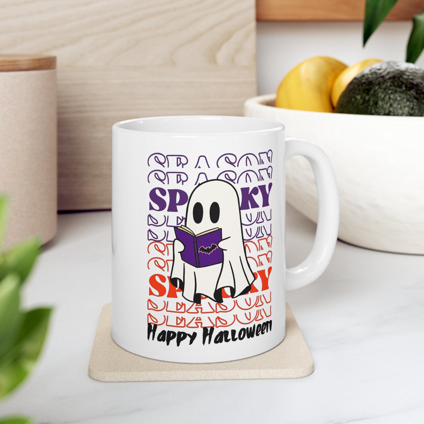Mug en céramique 11oz - Halloween - Petit Fantôme - 07