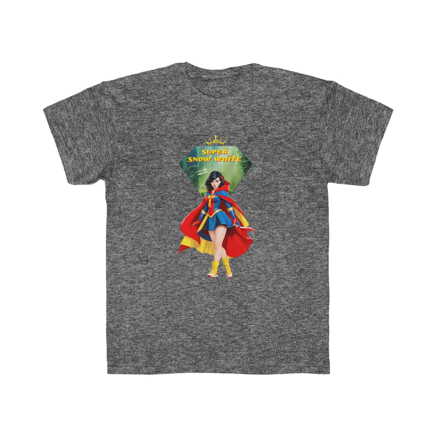 Camiseta de corte regular para niños - Princesas Heroína Blancanieves - 04