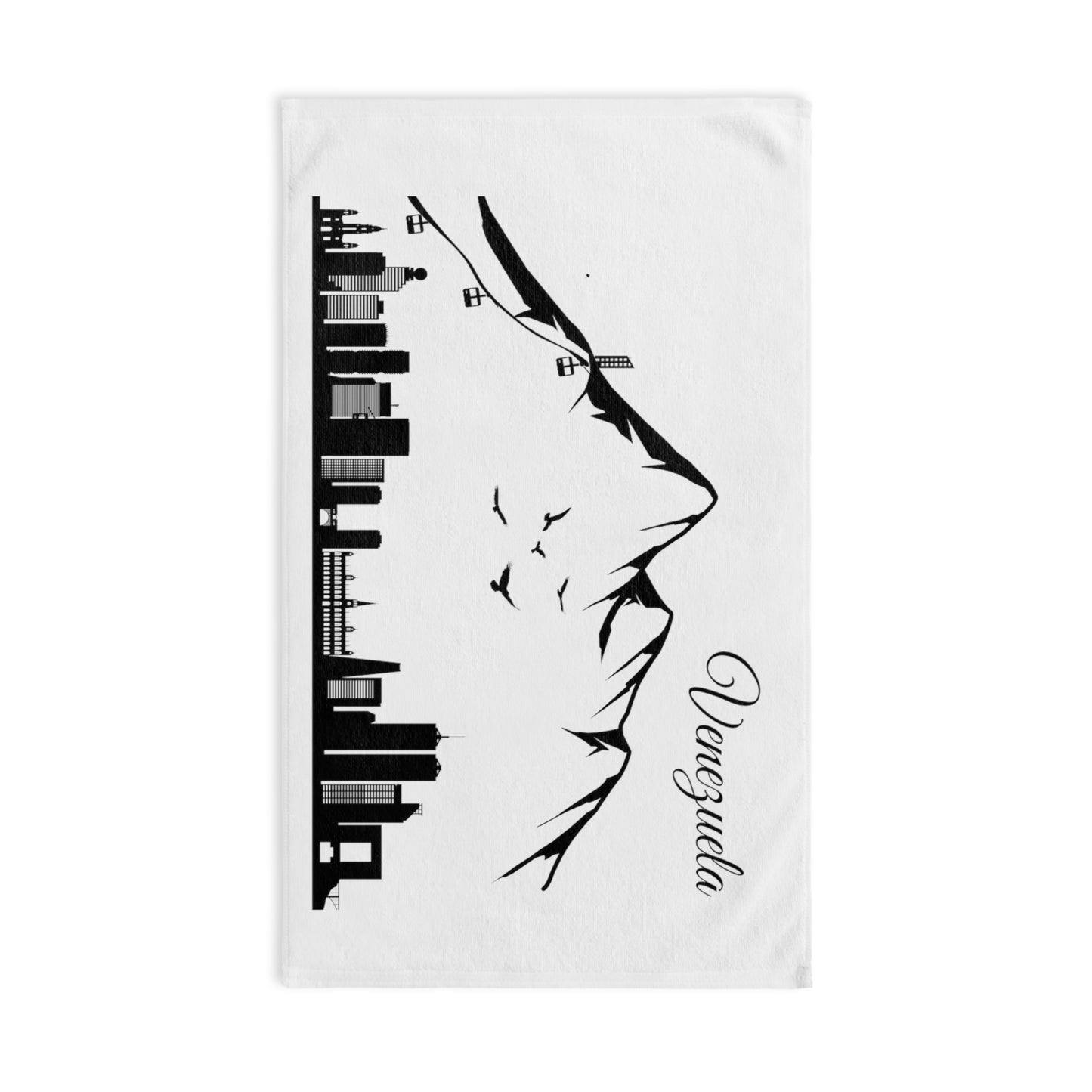 Hand Towel - Silhouette of Caracas