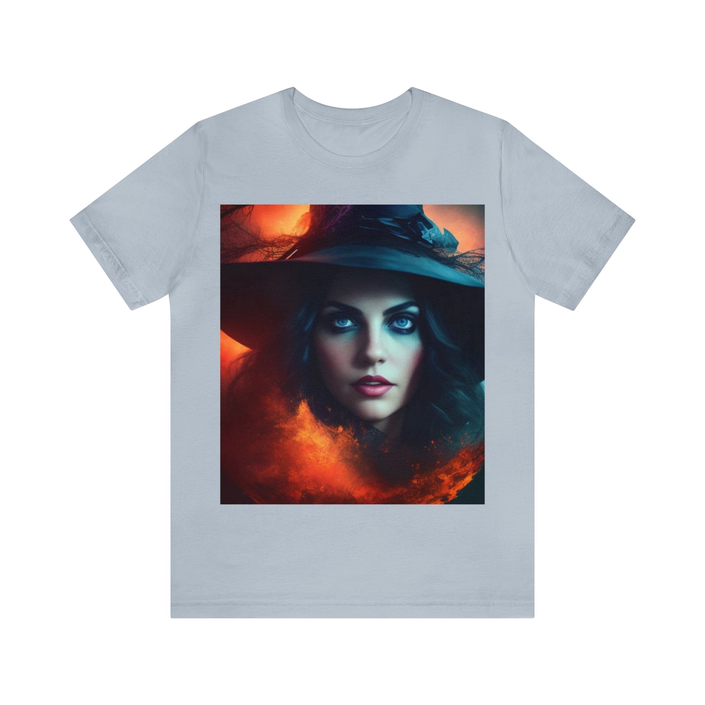 Camiseta de manga corta unisex Jersey - Halloween Witch AI - 07