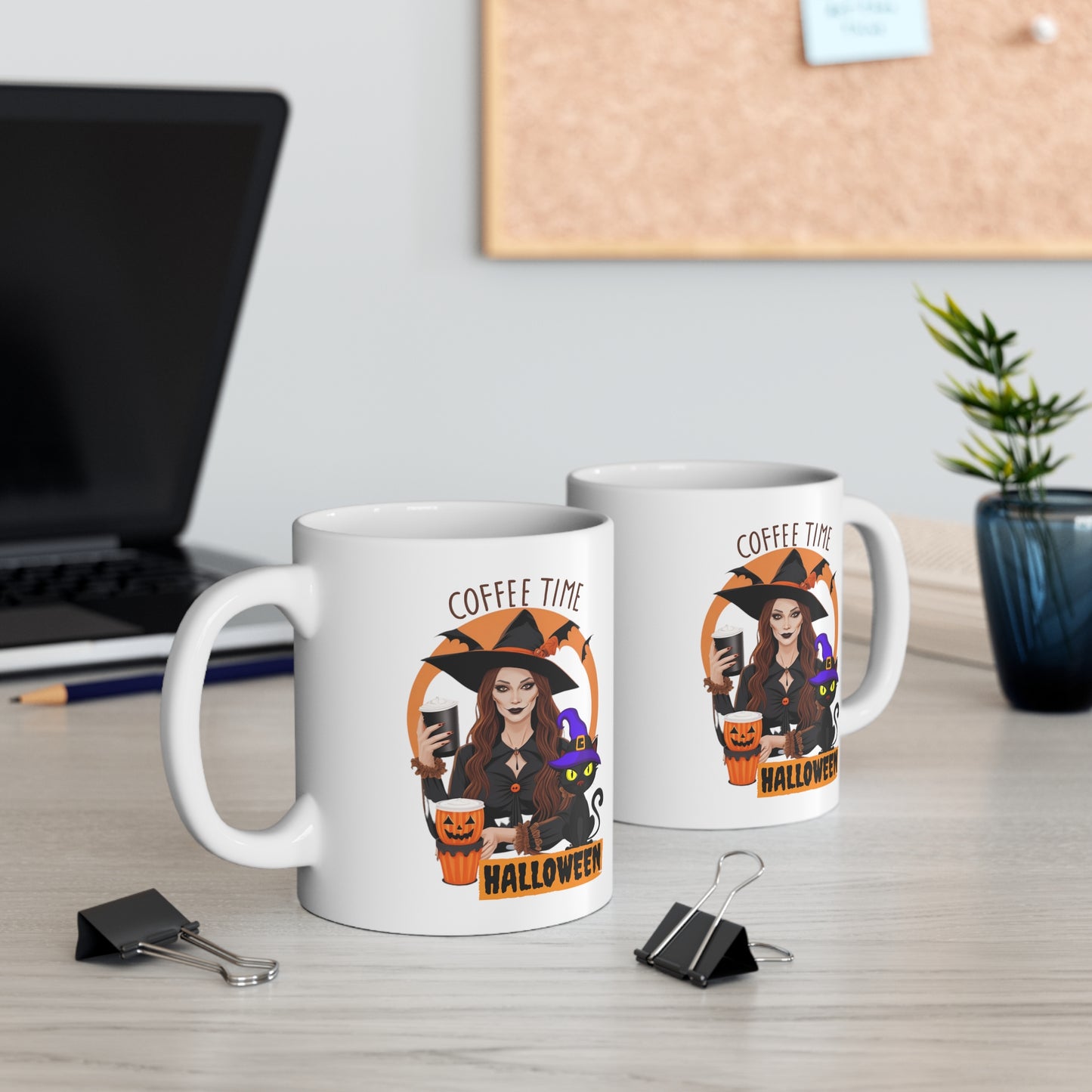 Mug en céramique 11oz - Sorcière d'Halloween - 02