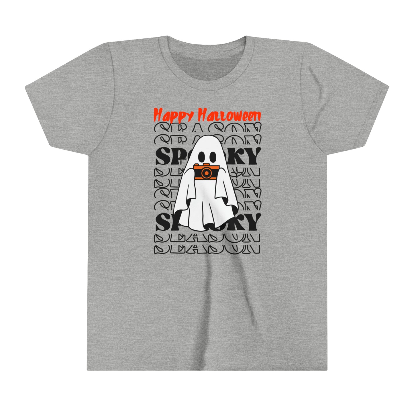 T-shirt à manches courtes pour jeunes - Halloween - Petit Fantôme - 08