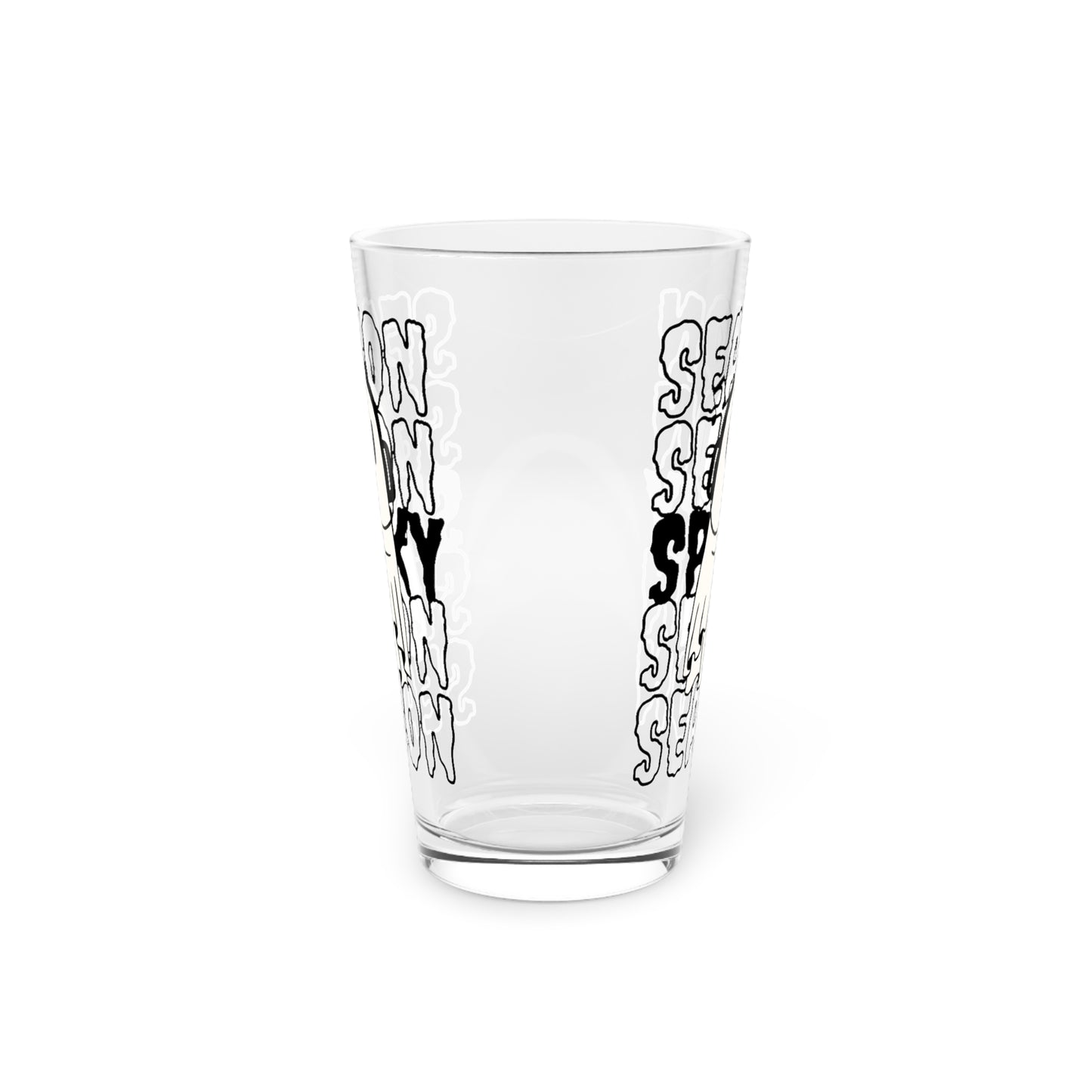 Vaso de pinta, 16 oz - Halloween - Pequeño fantasma - 16