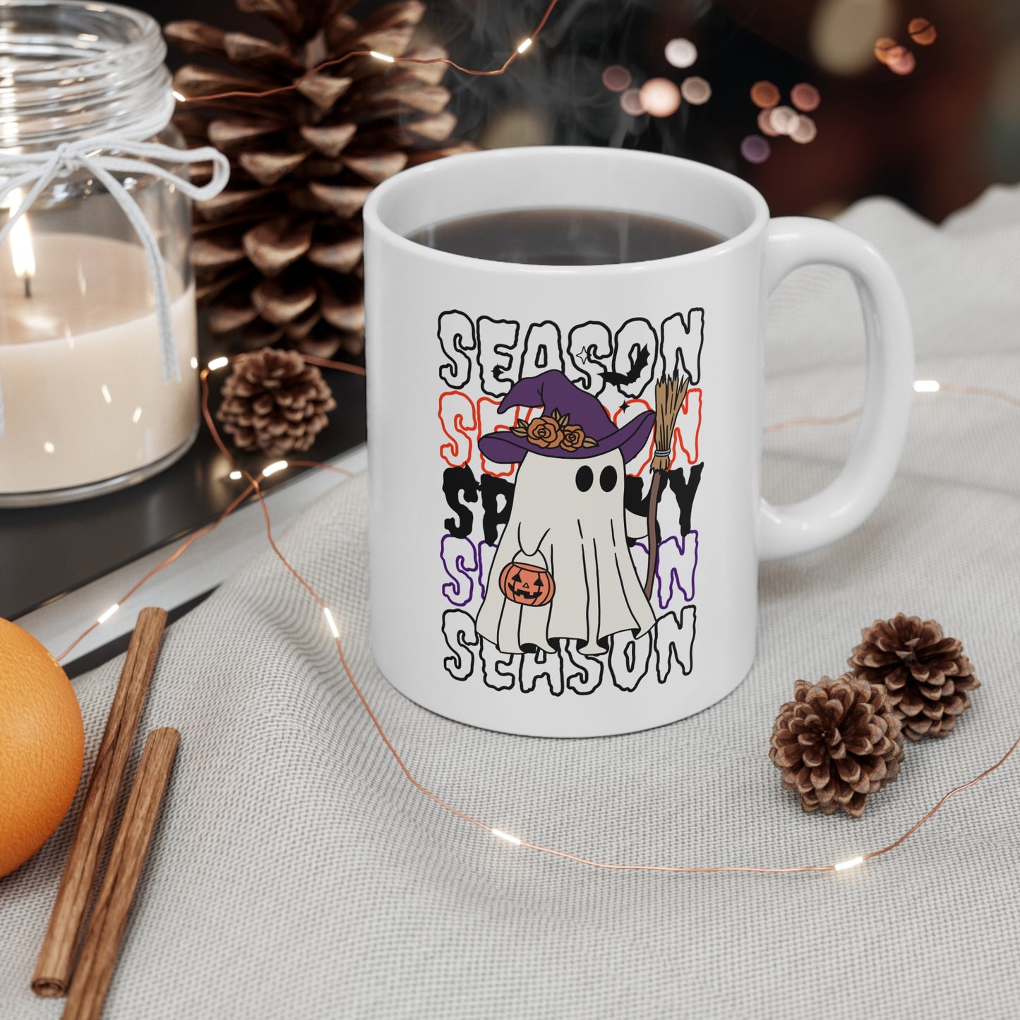 Mug en céramique 11oz - Halloween - Petit Fantôme - 13
