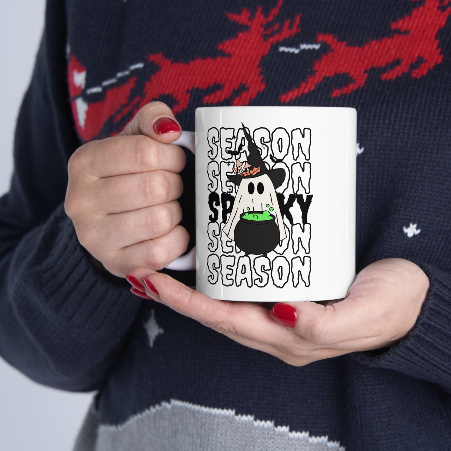 Mug en céramique 11oz - Halloween - Petit Fantôme - 14
