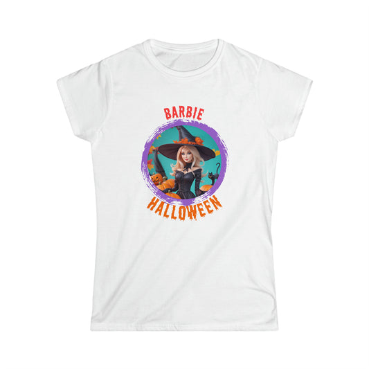 Women's Softstyle Tee - Halloween - Barbie witch - 02