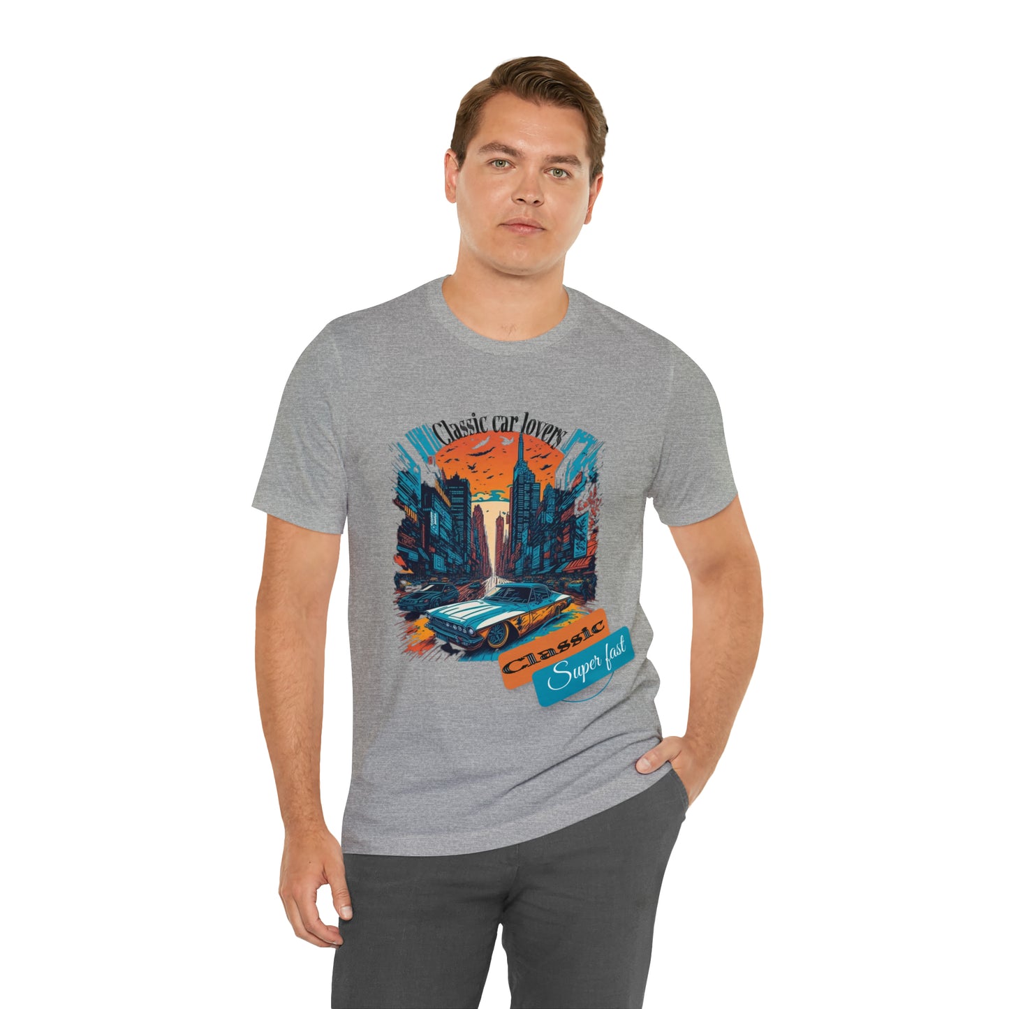 Camiseta Jersey Manga Corta - Coche Clásico - 01
