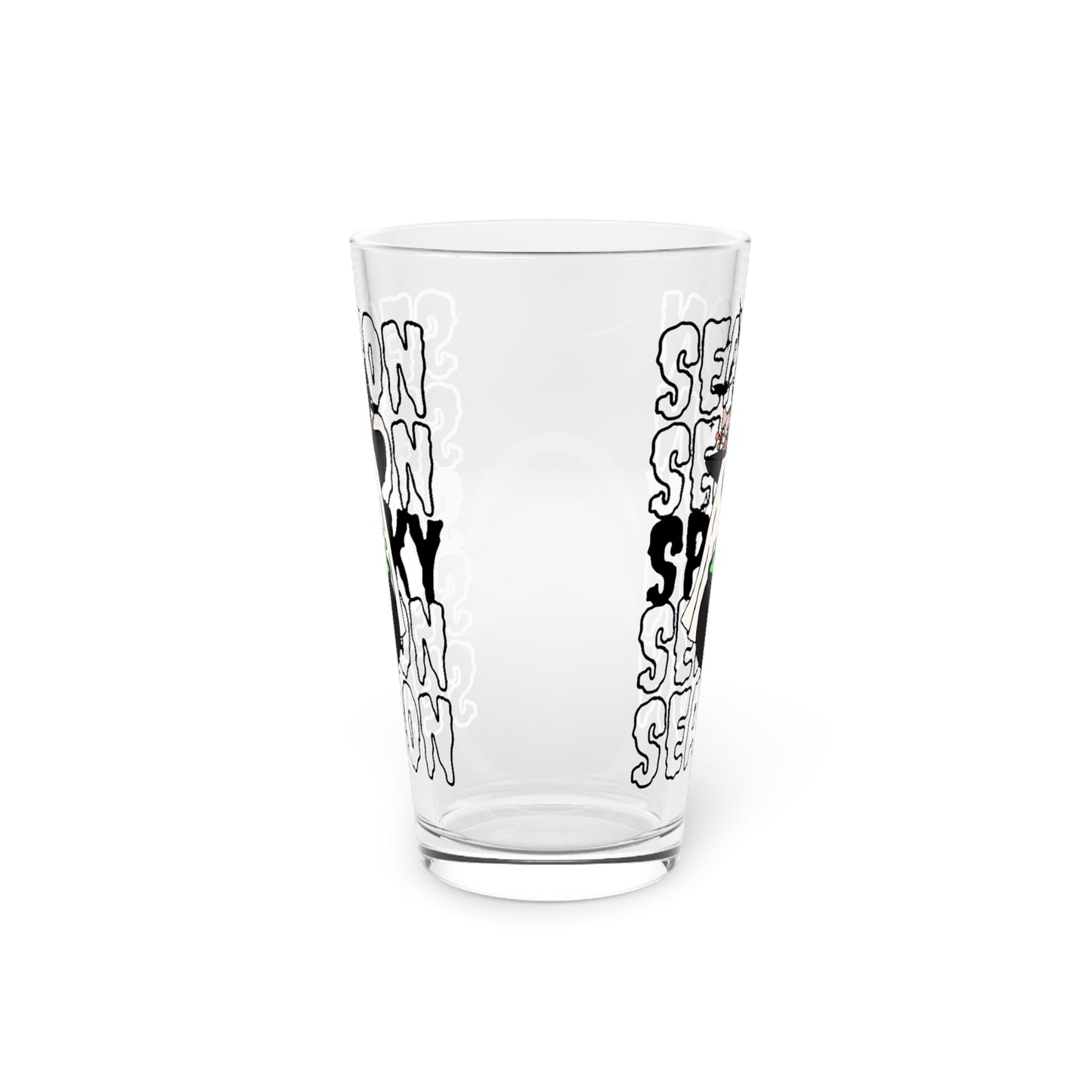 Vaso de pinta, 16 oz - Halloween - Pequeño fantasma - 14