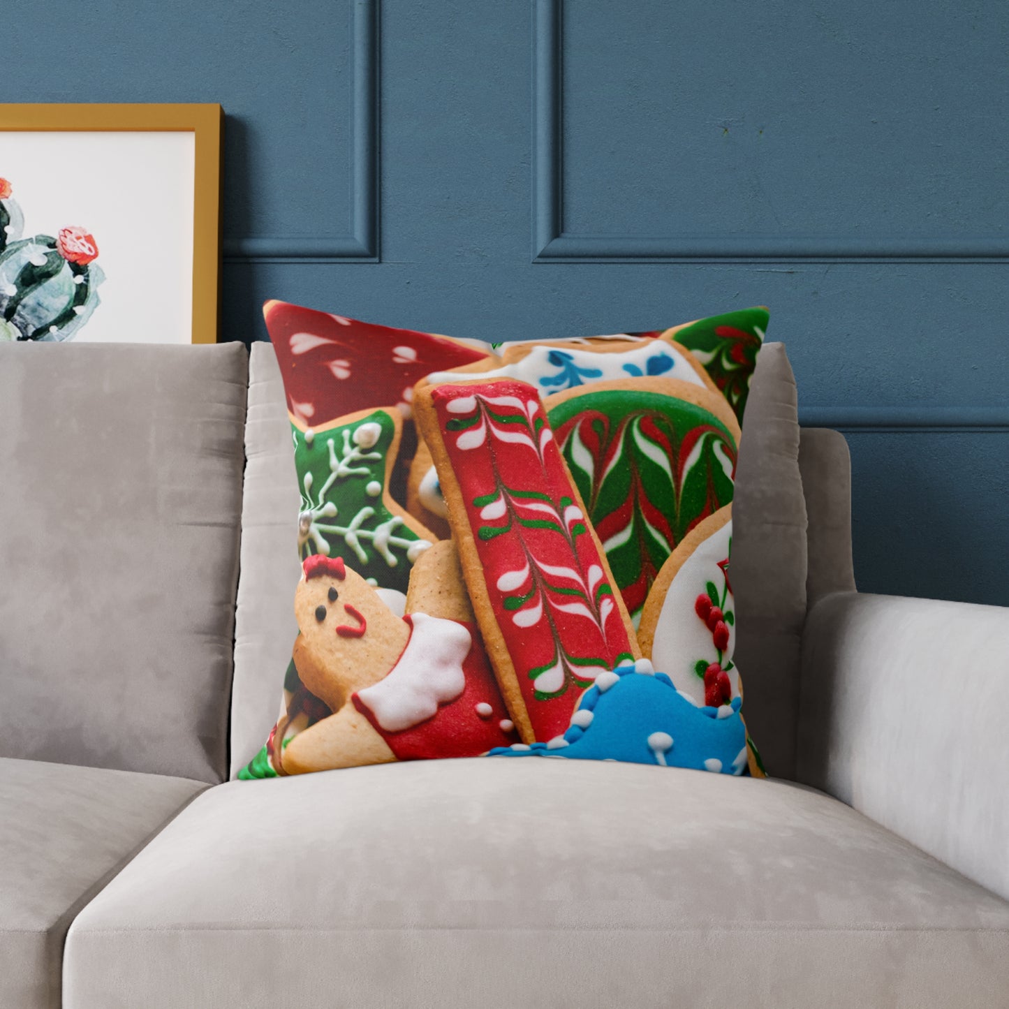 Spun Polyester Pillow - Merry Christmas - Objects