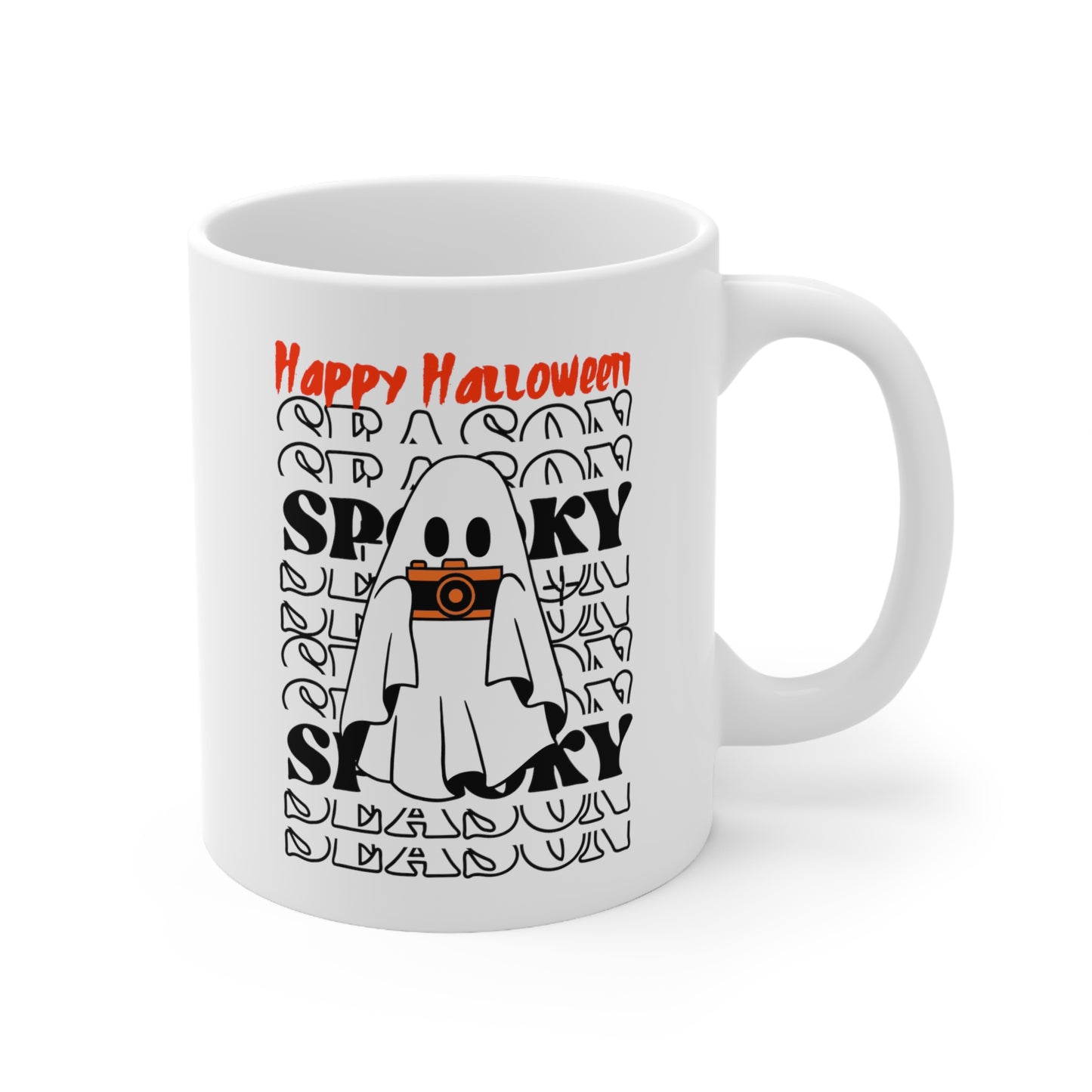Mug en céramique 11oz - Halloween - Petit Fantôme - 08