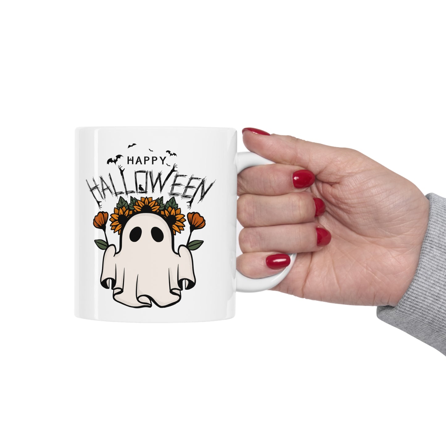 Mug en céramique 11oz - Halloween - Petit Fantôme - 03