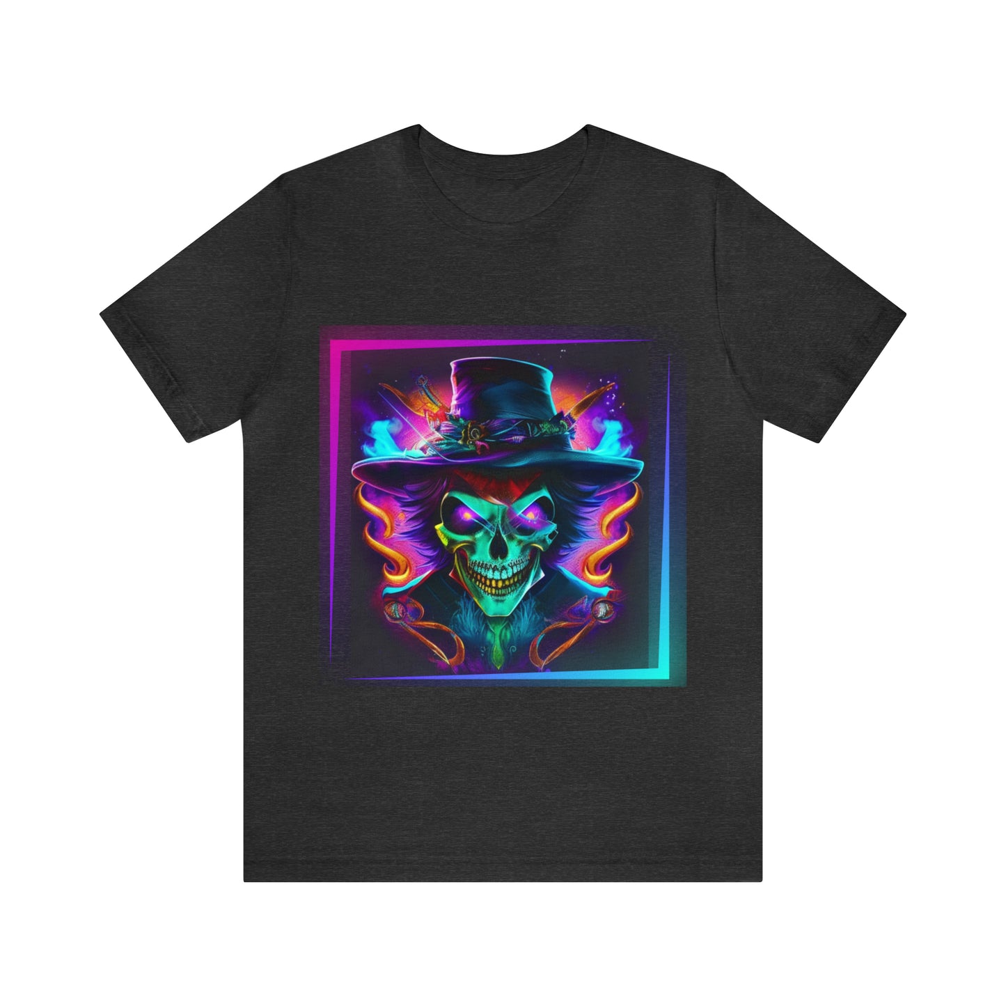 Camiseta de manga corta unisex Jersey - Calaveras de brujas de Halloween - 01