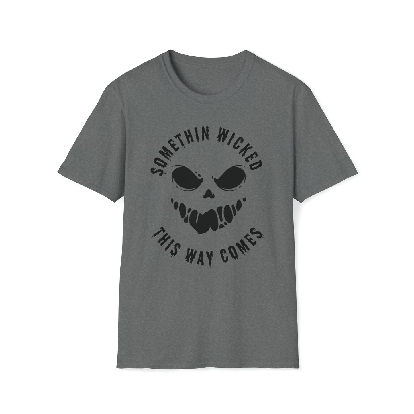 Camiseta Softstyle unisex - Halloween - Algo malvado - 02