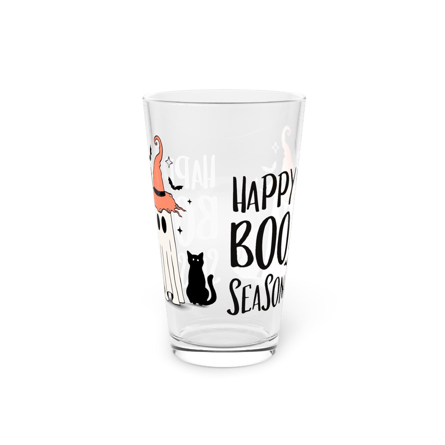 Vaso de pinta, 16 oz - Halloween - Pequeño fantasma - 22