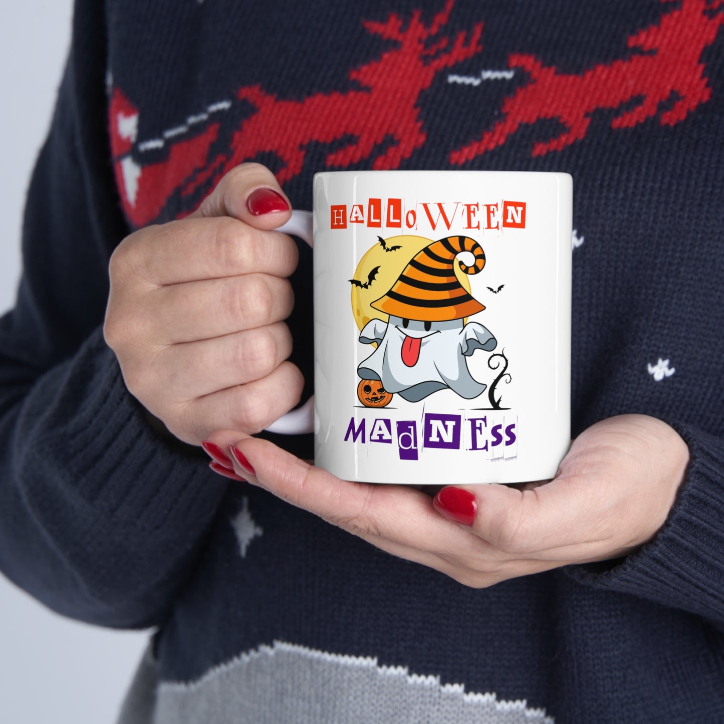 Taza de Cerámica 11oz - Halloween - Pequeño Fantasma - 04