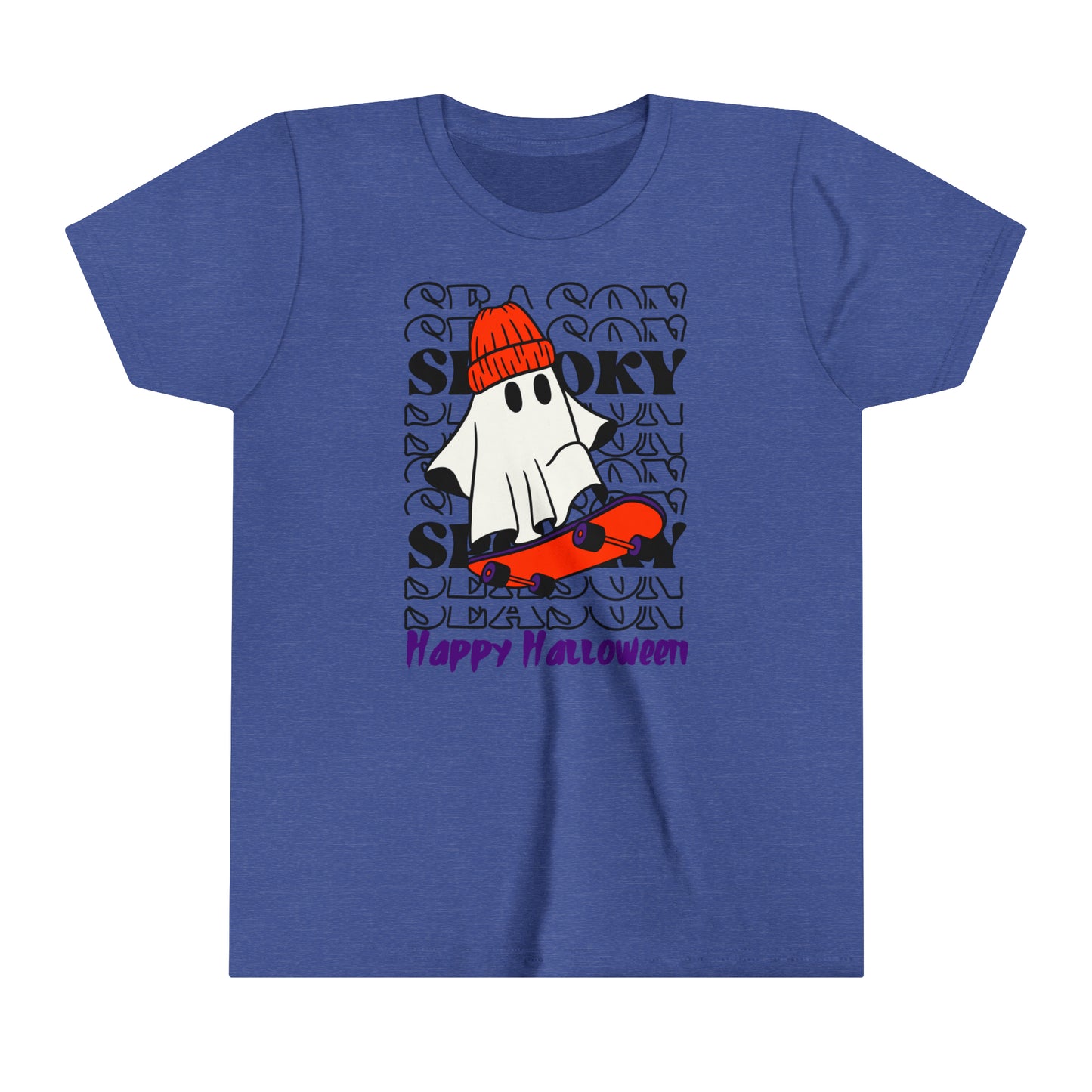 T-shirt à manches courtes pour jeunes - Halloween - Petit Fantôme - 02