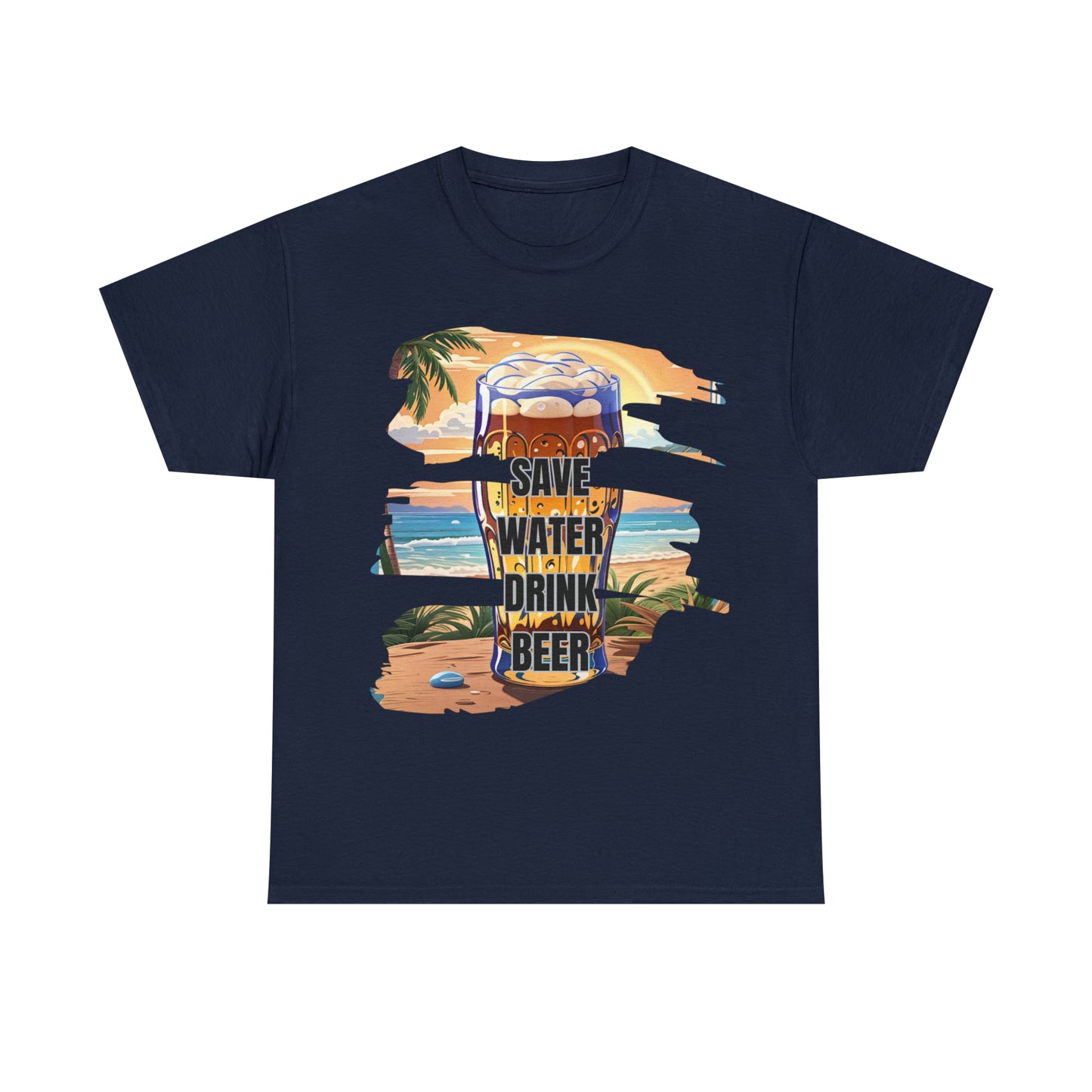 Camiseta unisex de algodón pesado - Vaso de cerveza