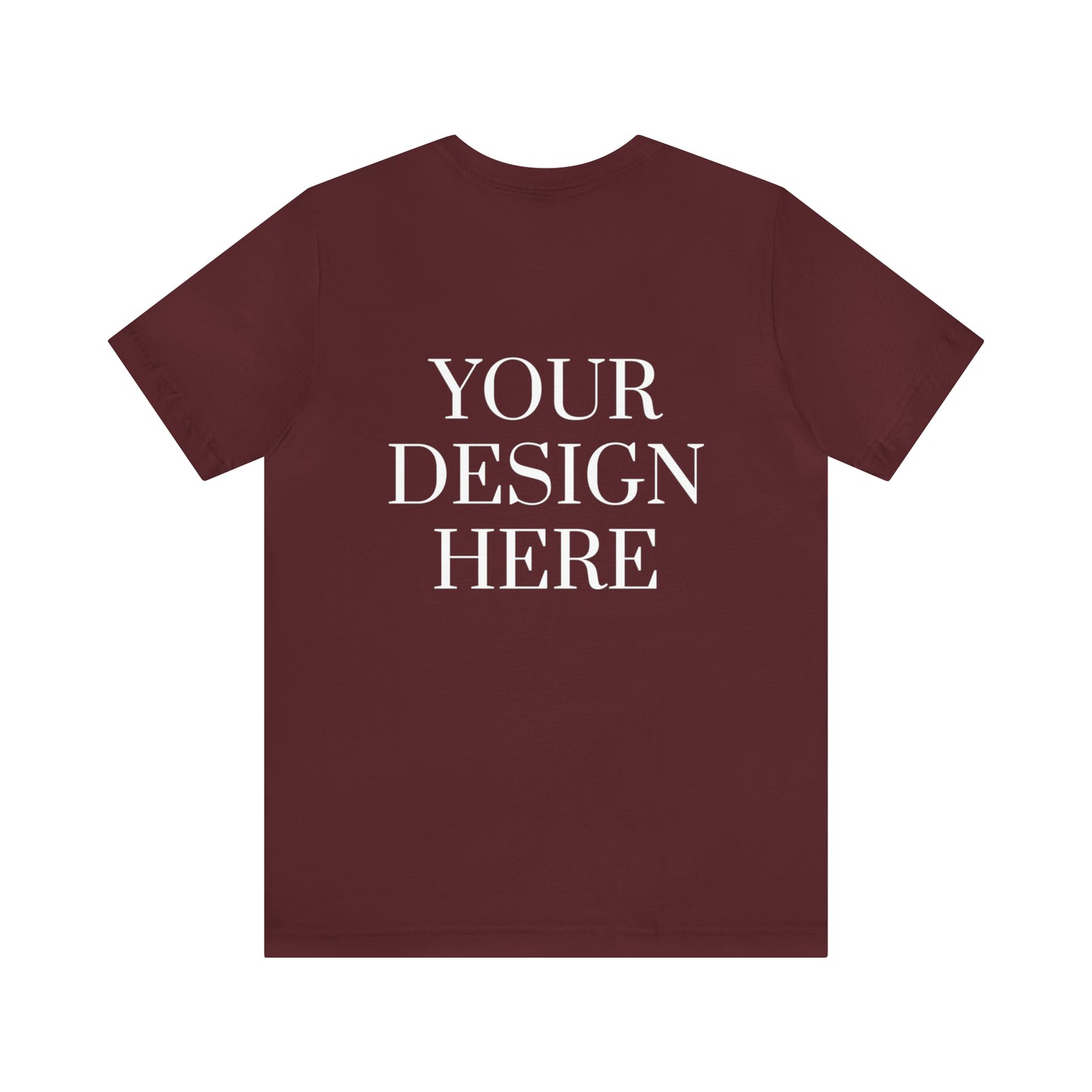 Camiseta de manga corta unisex Jersey - Personalizada - Tu diseño aquí - 02