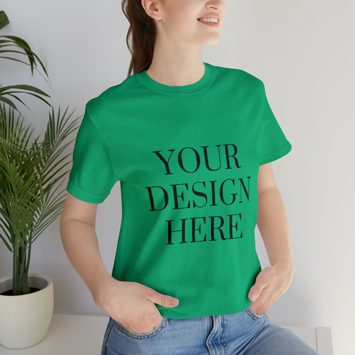 Camiseta de manga corta unisex Jersey - Personalizada - Tu diseño aquí - 01
