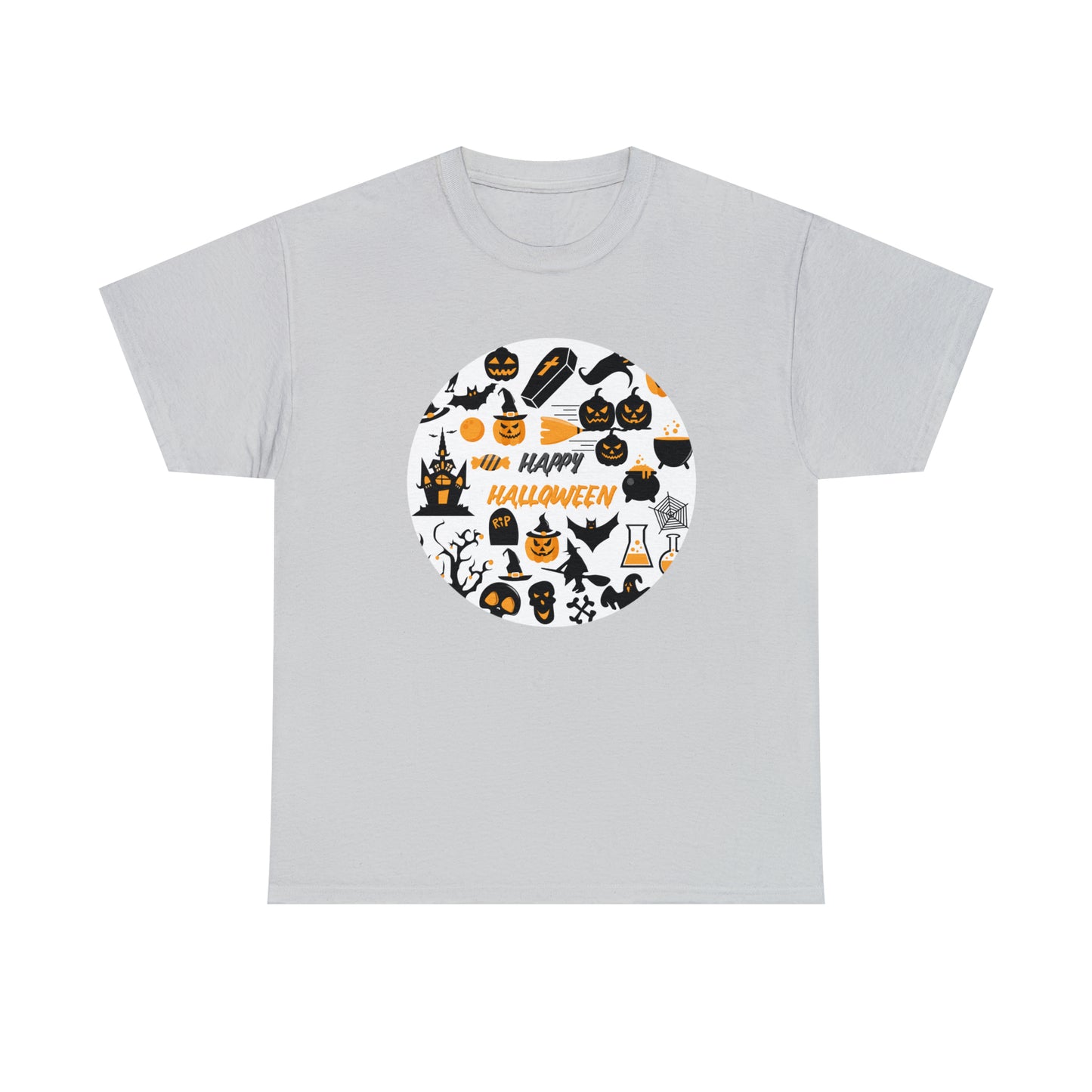 Tee-shirt unisexe en coton lourd - Joyeux Halloween