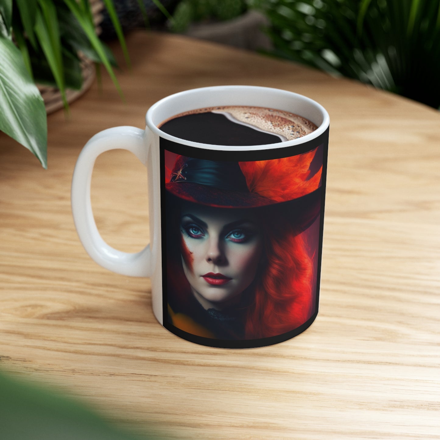 Taza de Cerámica 11oz - Bruja de Halloween AI - 03