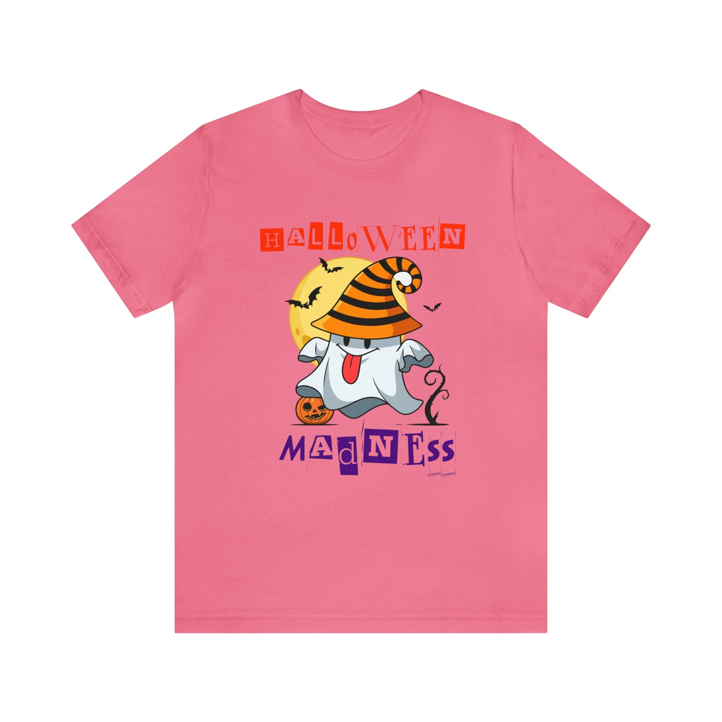 Camiseta de manga corta de jersey unisex - Halloween - Pequeño fantasma - 04
