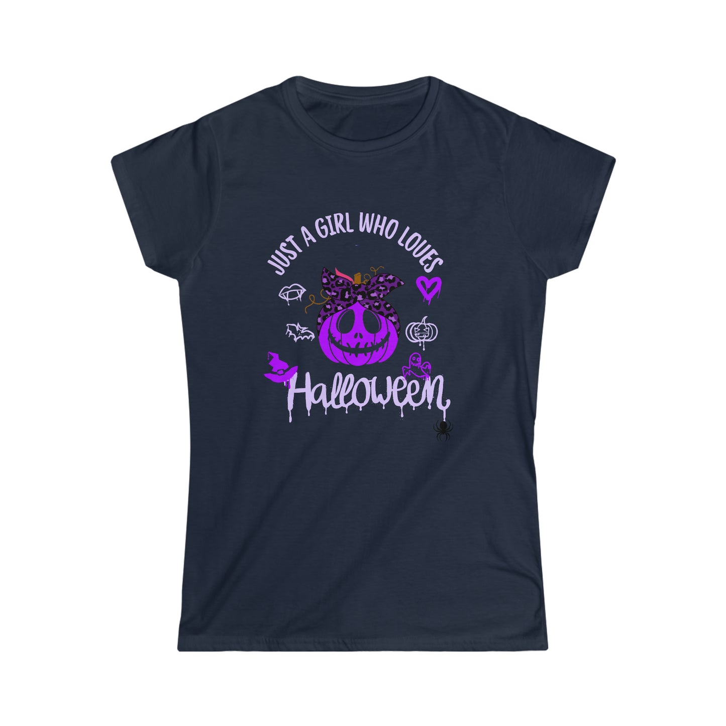 Camiseta Softstyle para mujer - Halloween - Sólo una niña - 02