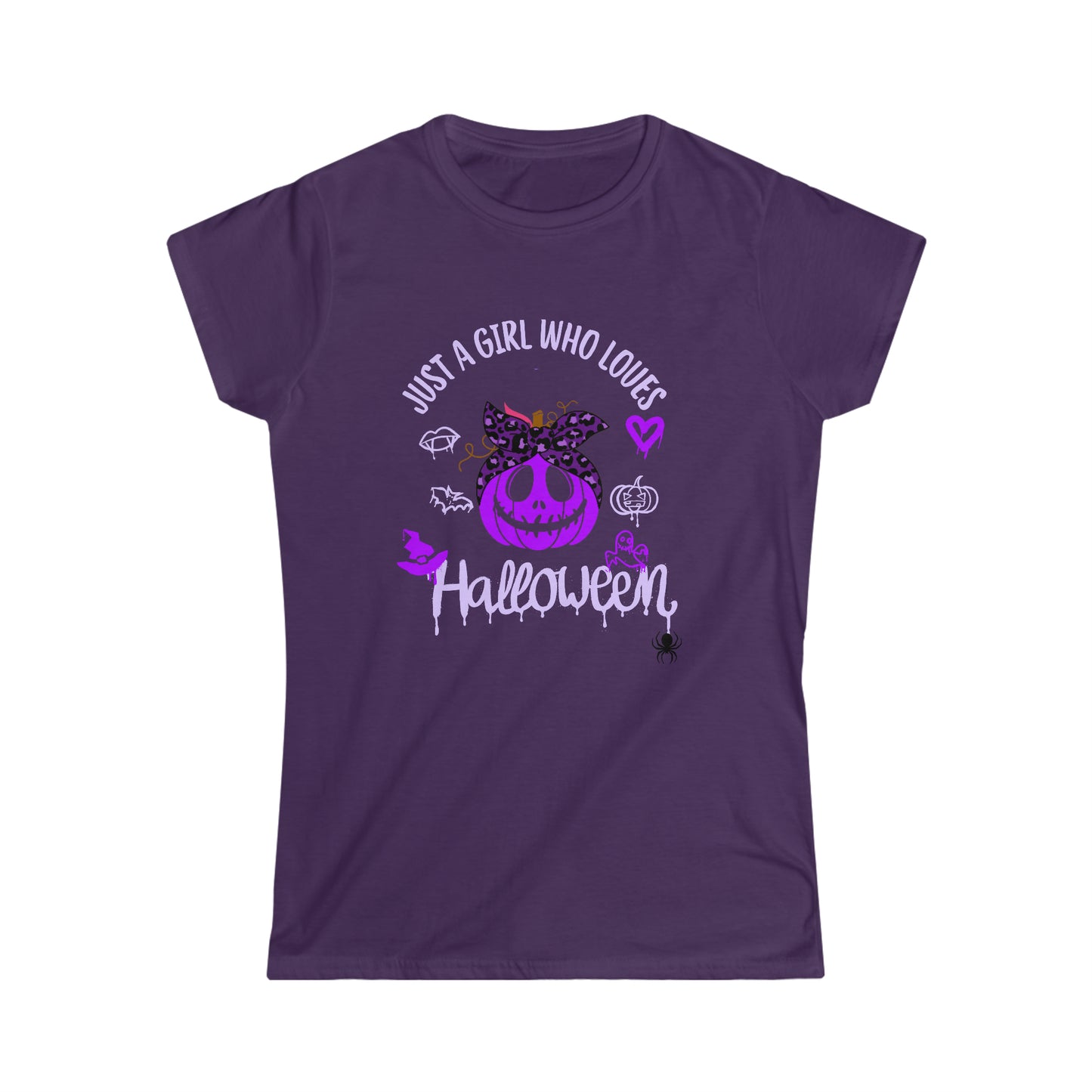 Camiseta Softstyle para mujer - Halloween - Sólo una niña - 02