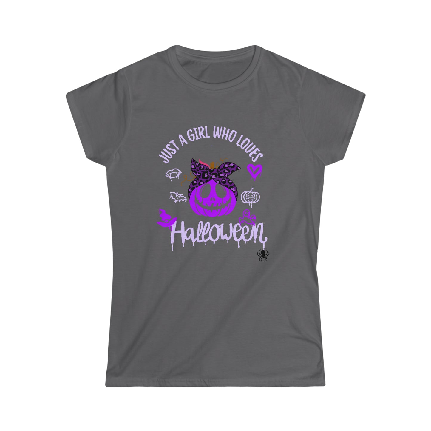 Camiseta Softstyle para mujer - Halloween - Sólo una niña - 02